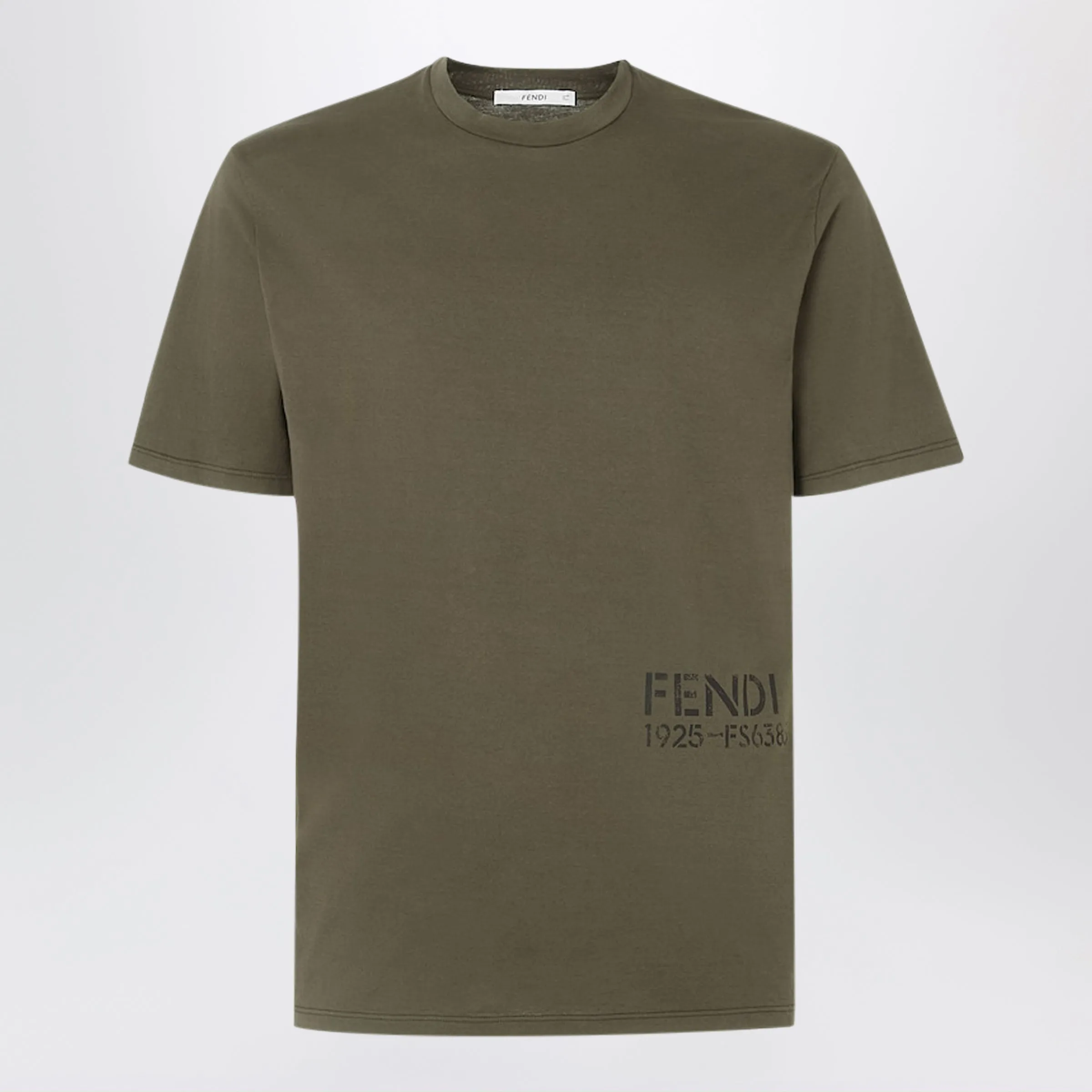 Green Cotton T-Shirt sold by Wanan Luxury
