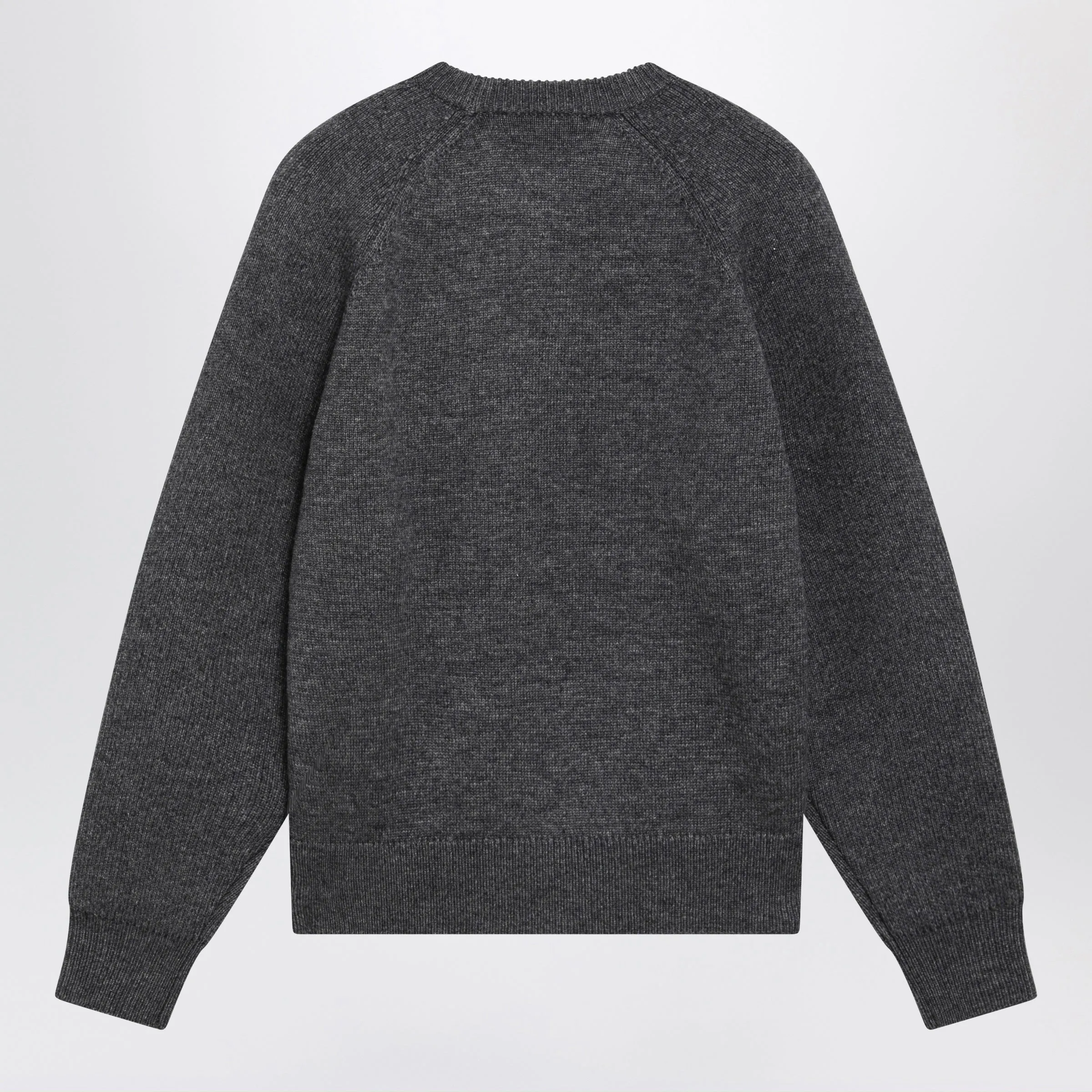 Dark Grey Sweater In Wool Blend sold by Wanan Luxury product image thumbnail 2