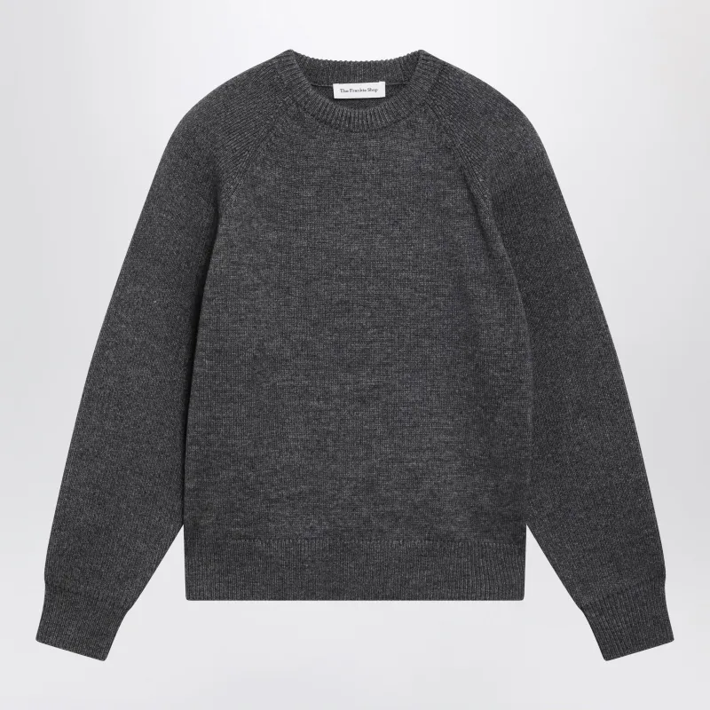 Dark Grey Sweater In Wool Blend made by Frankie Shop
