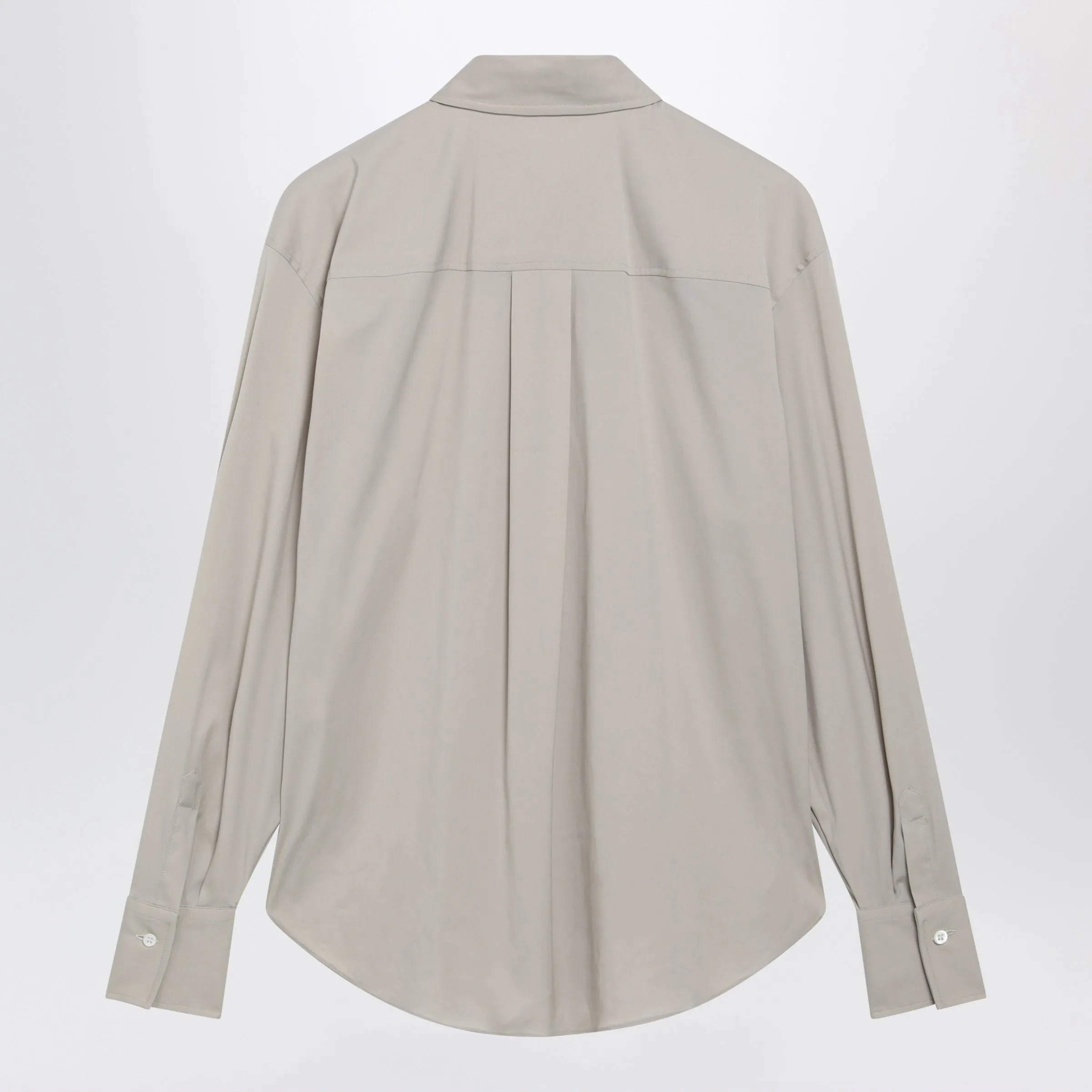 Monili Trim Stony Ground Cotton Poplin Shirt sold by Wanan Luxury product image thumbnail 2