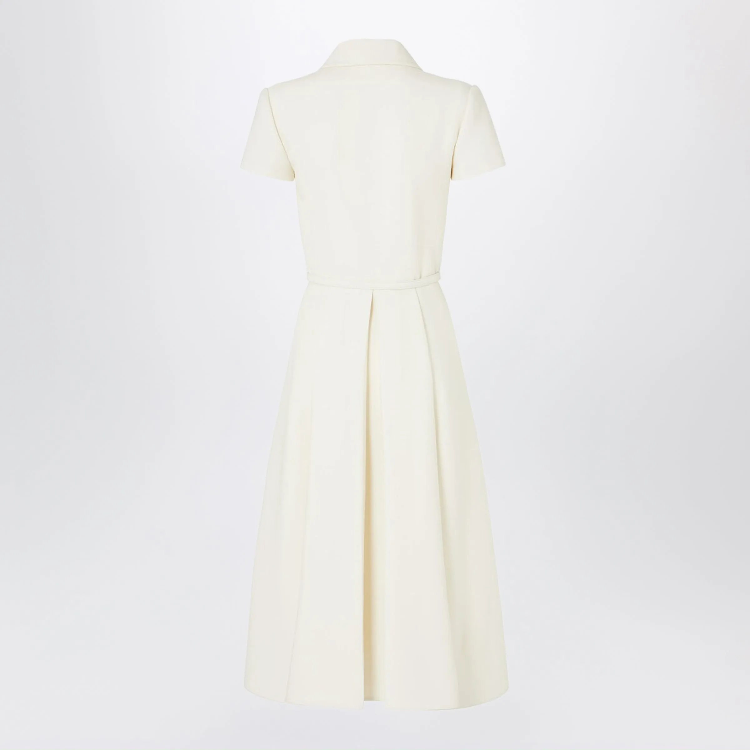 Ivory Wool And Silk Dress sold by Wanan Luxury product image thumbnail 2