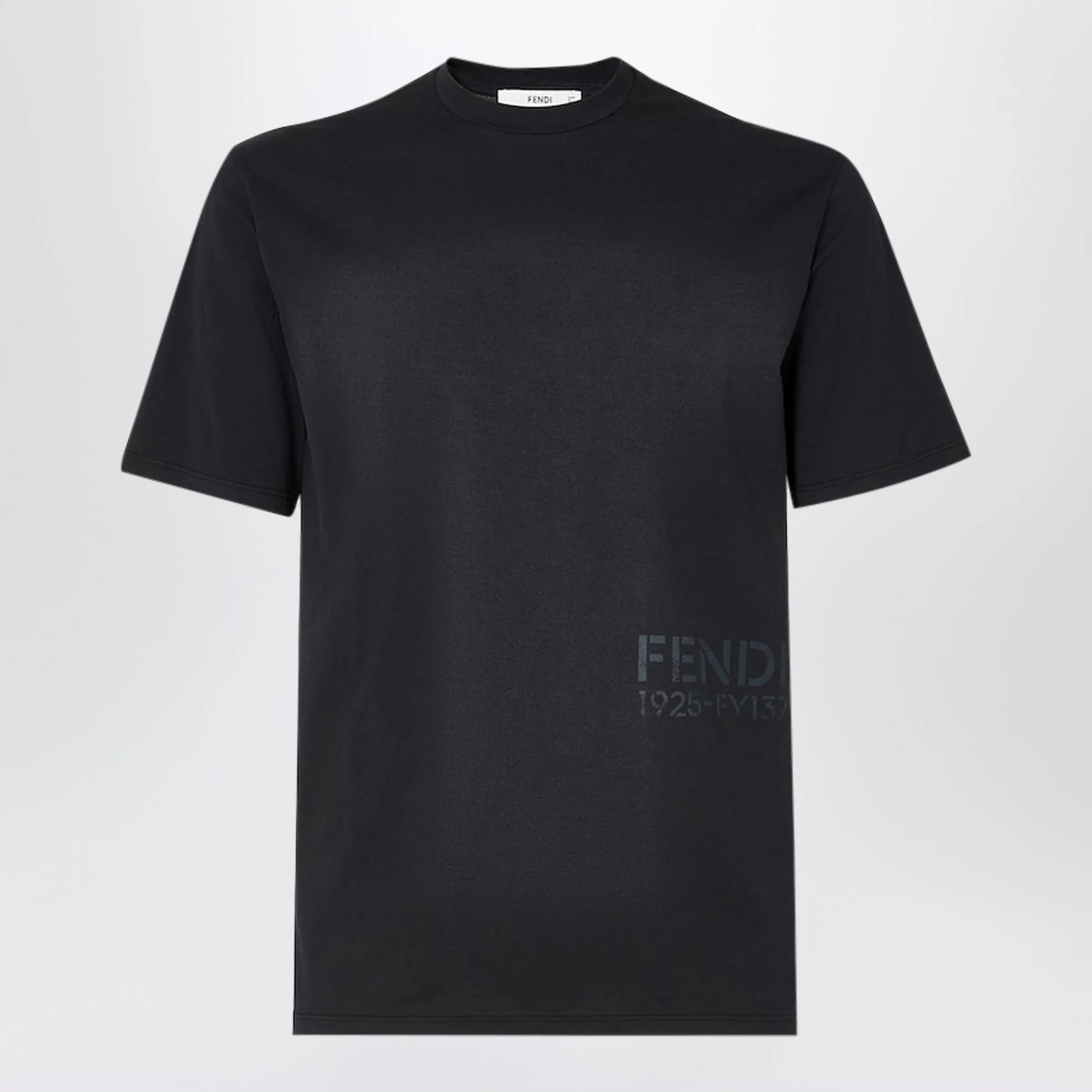 Black Cotton T-Shirt sold by Wanan Luxury