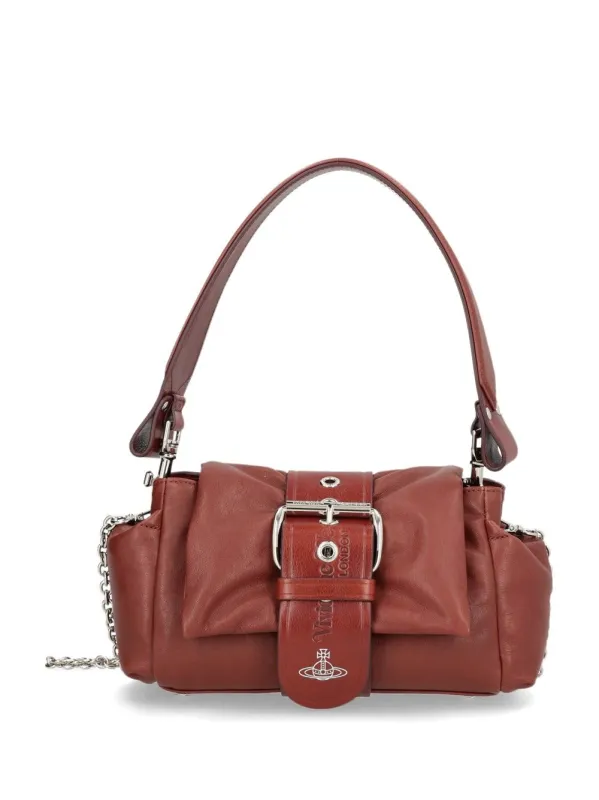 Hazel Treasure Handbag Shoulder Bags Black made by Vivienne Westwood