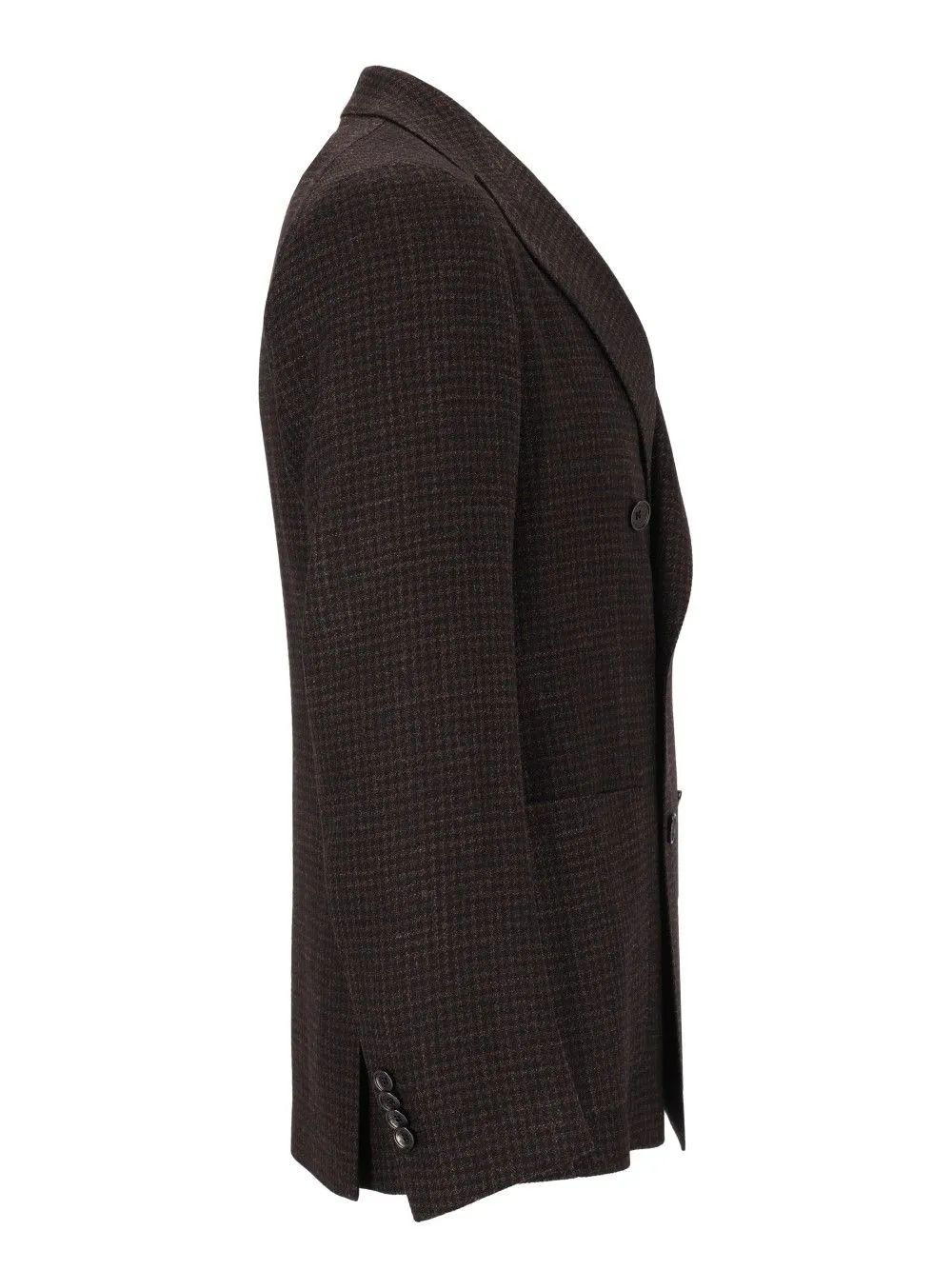 Montecarlo D.Petto Pie De Poule 86 Lana 14 Seta Jackets Brown sold by Wanan Luxury product image thumbnail 3