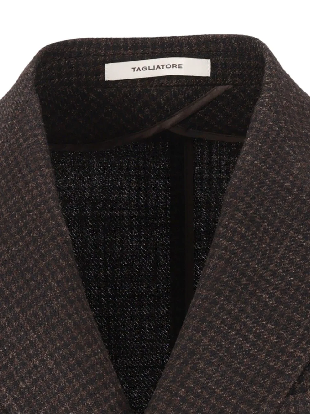 Montecarlo D.Petto Pie De Poule 86 Lana 14 Seta Jackets Brown sold by Wanan Luxury product image thumbnail 5