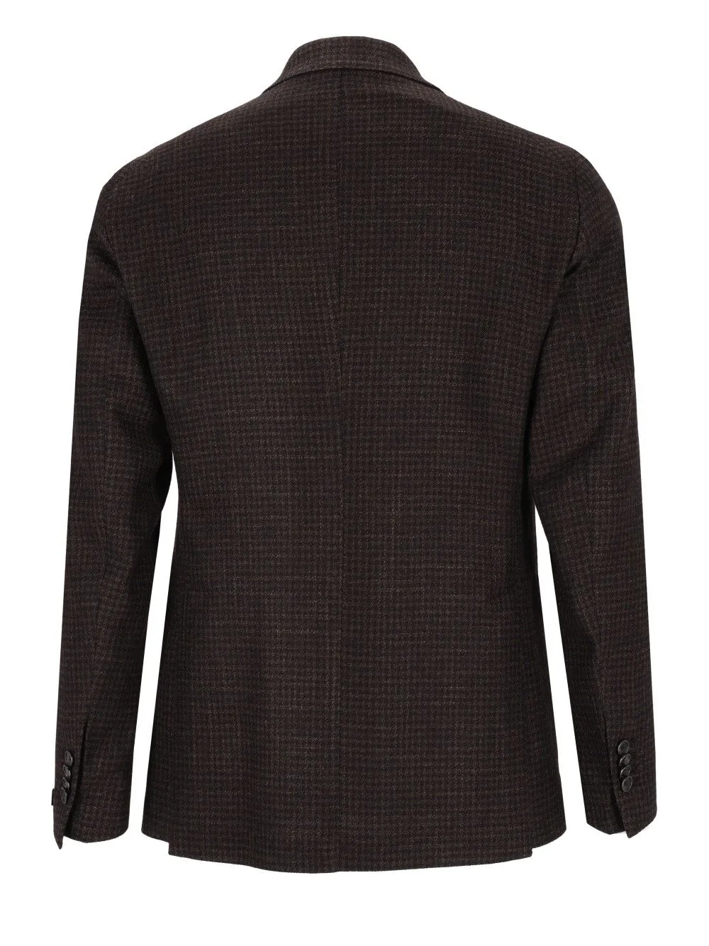 Montecarlo D.Petto Pie De Poule 86 Lana 14 Seta Jackets Brown sold by Wanan Luxury product image thumbnail 2