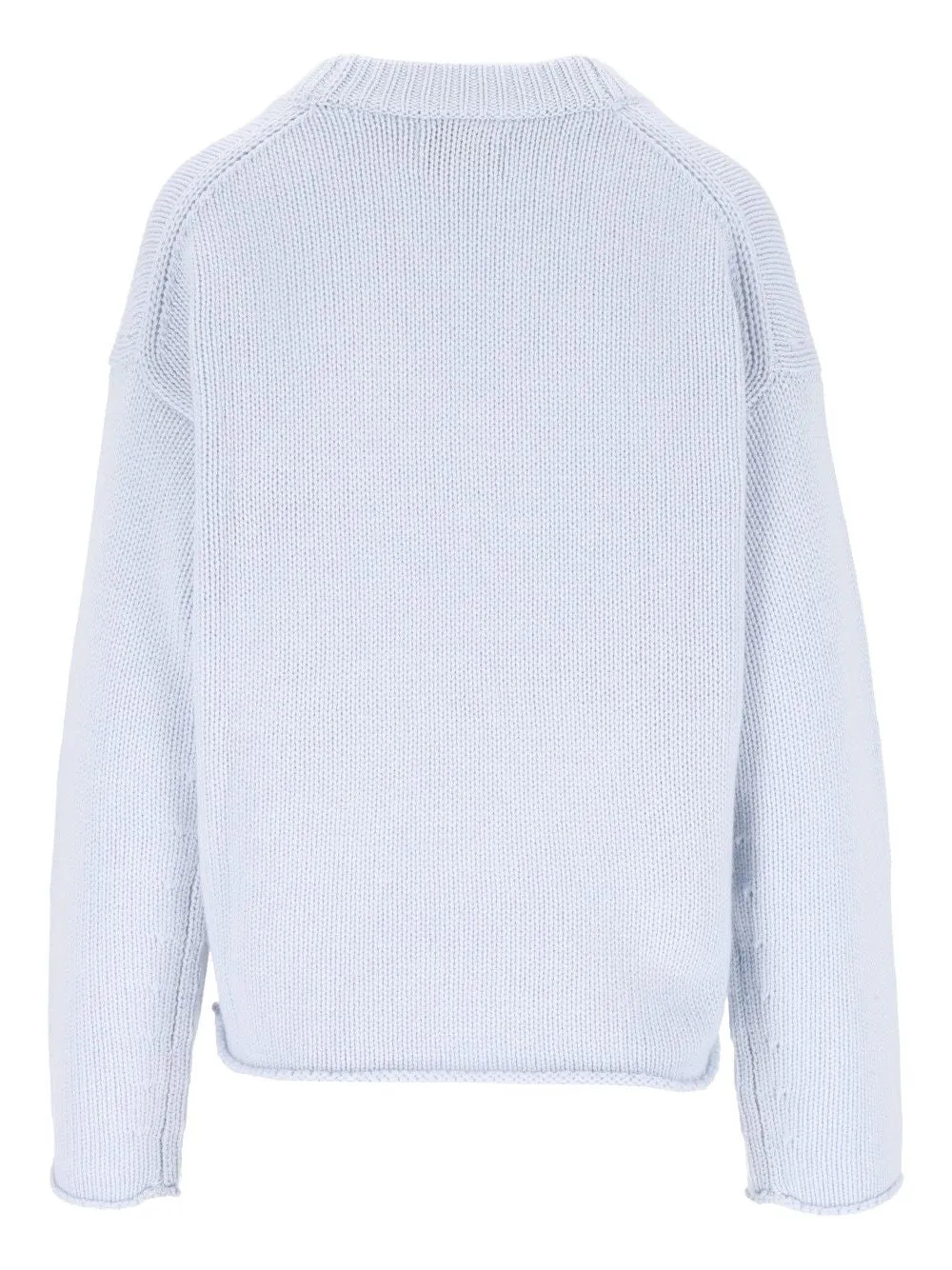 Derry Cashmere U-Neck Sweater Knitwear Light Blue sold by Wanan Luxury product image thumbnail 2