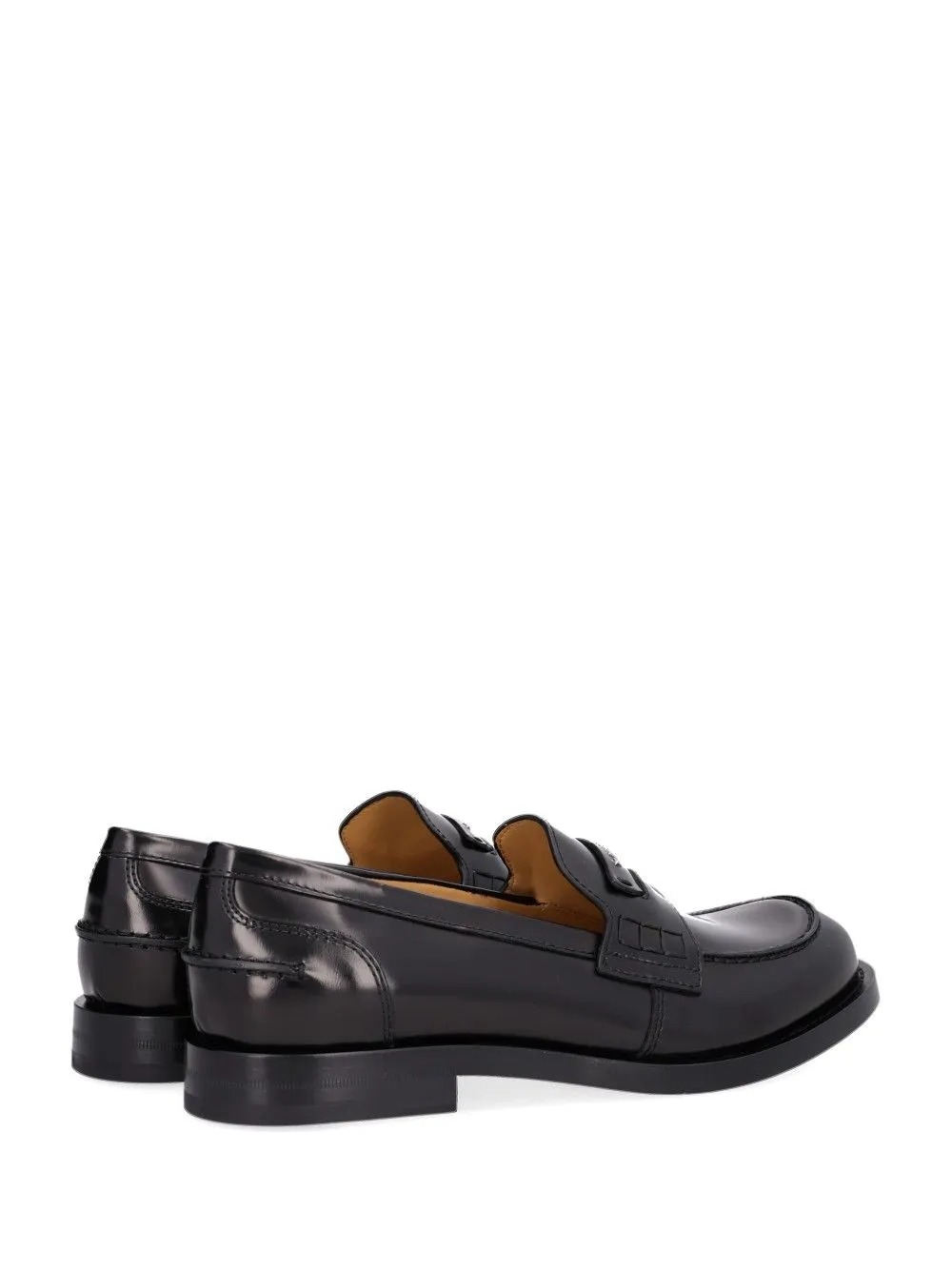 Loafer Vitello Abrasivato Scarpe Basse Black sold by Wanan Luxury product image thumbnail 3