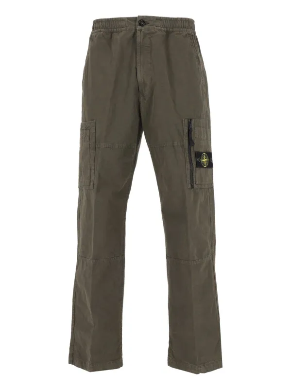 Cargo Trousers Grey made by Stone Island