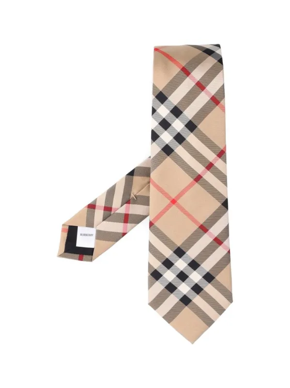 Manston.M Ties And Bow Ties Beige made by Burberry