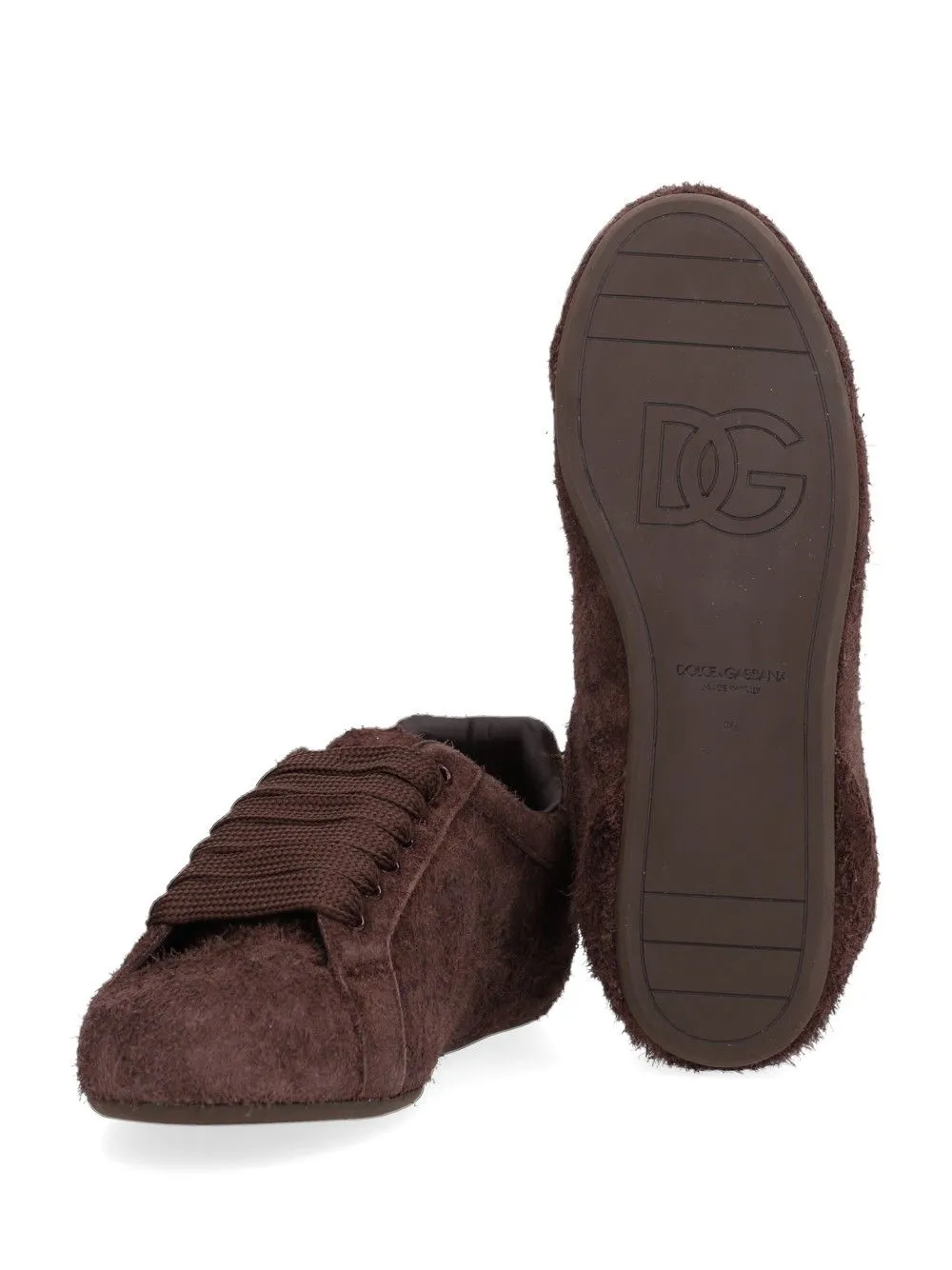 Suede & Leather Sneakers Brown sold by Wanan Luxury product image thumbnail 5