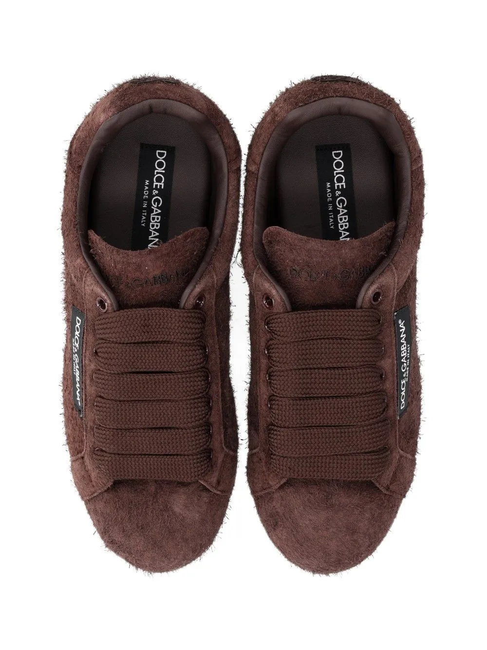 Suede & Leather Sneakers Brown sold by Wanan Luxury product image thumbnail 4