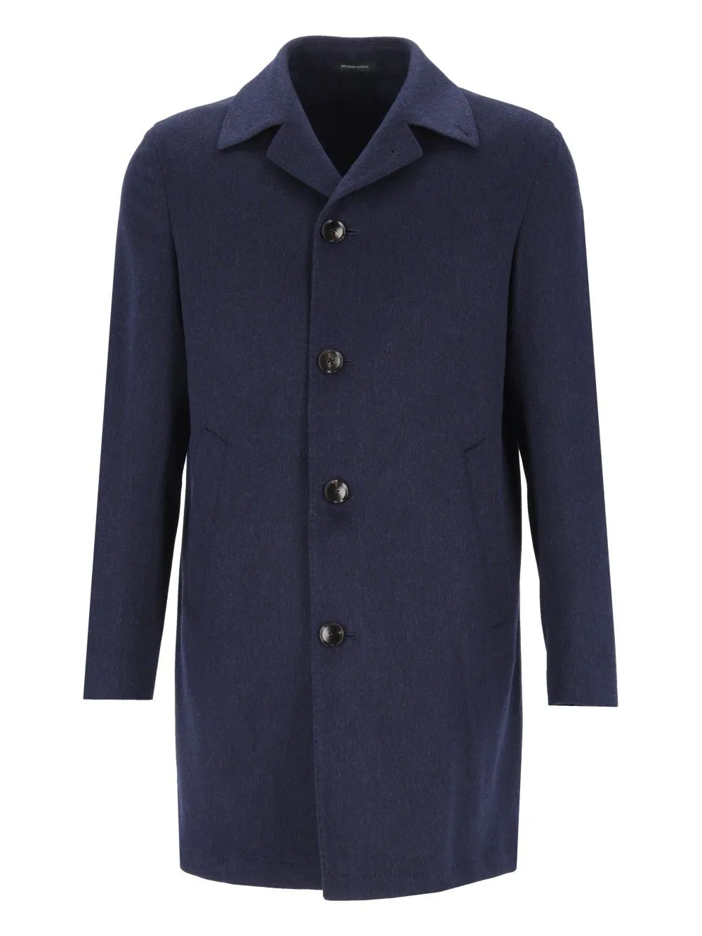 Cappotto Corto Sfoderato Loro Piana 100 Cachemire Coats Blue sold by Wanan Luxury