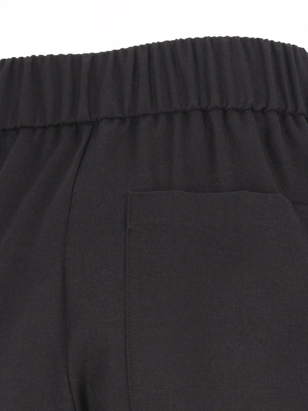 Pantalone Jole25 Flan 99 Lana 1 Elastan Trousers Black sold by Wanan Luxury product image thumbnail 4