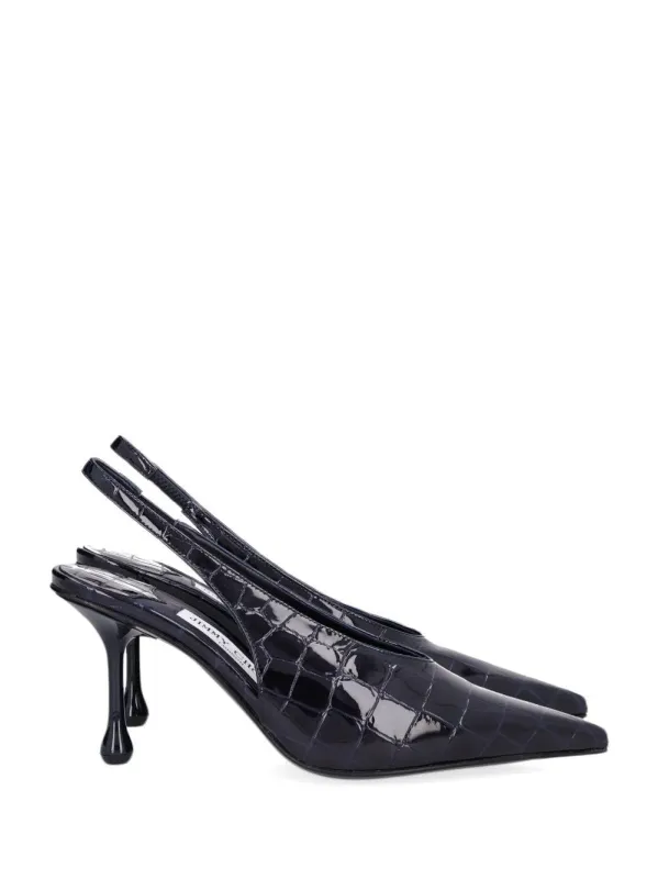 Isa 80 Slingback Pumps Blue made by Jimmy Choo