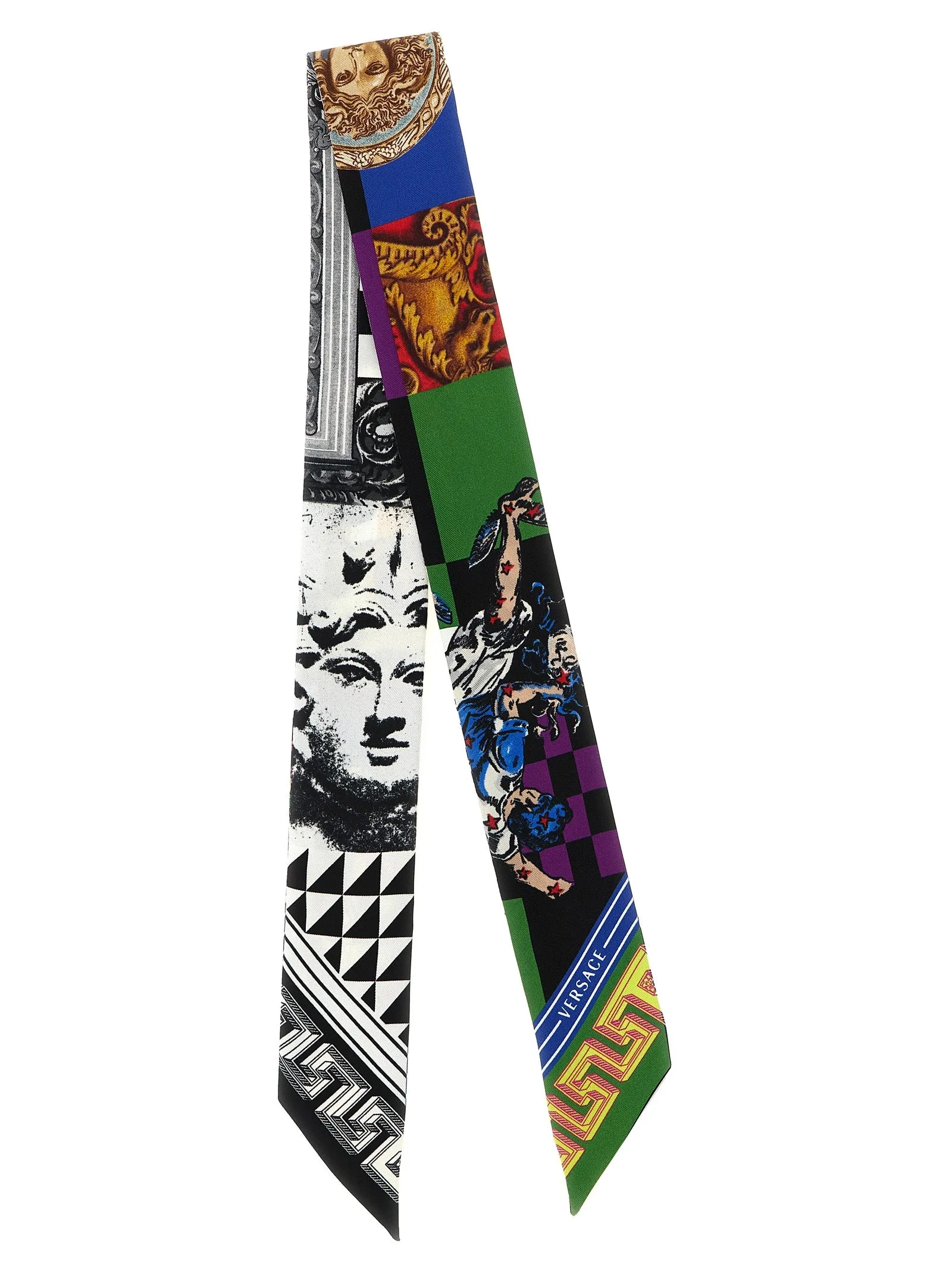 Silk Scarf Bandeaux Scarves And Foulards Multicolor sold by Wanan Luxury product image thumbnail 2