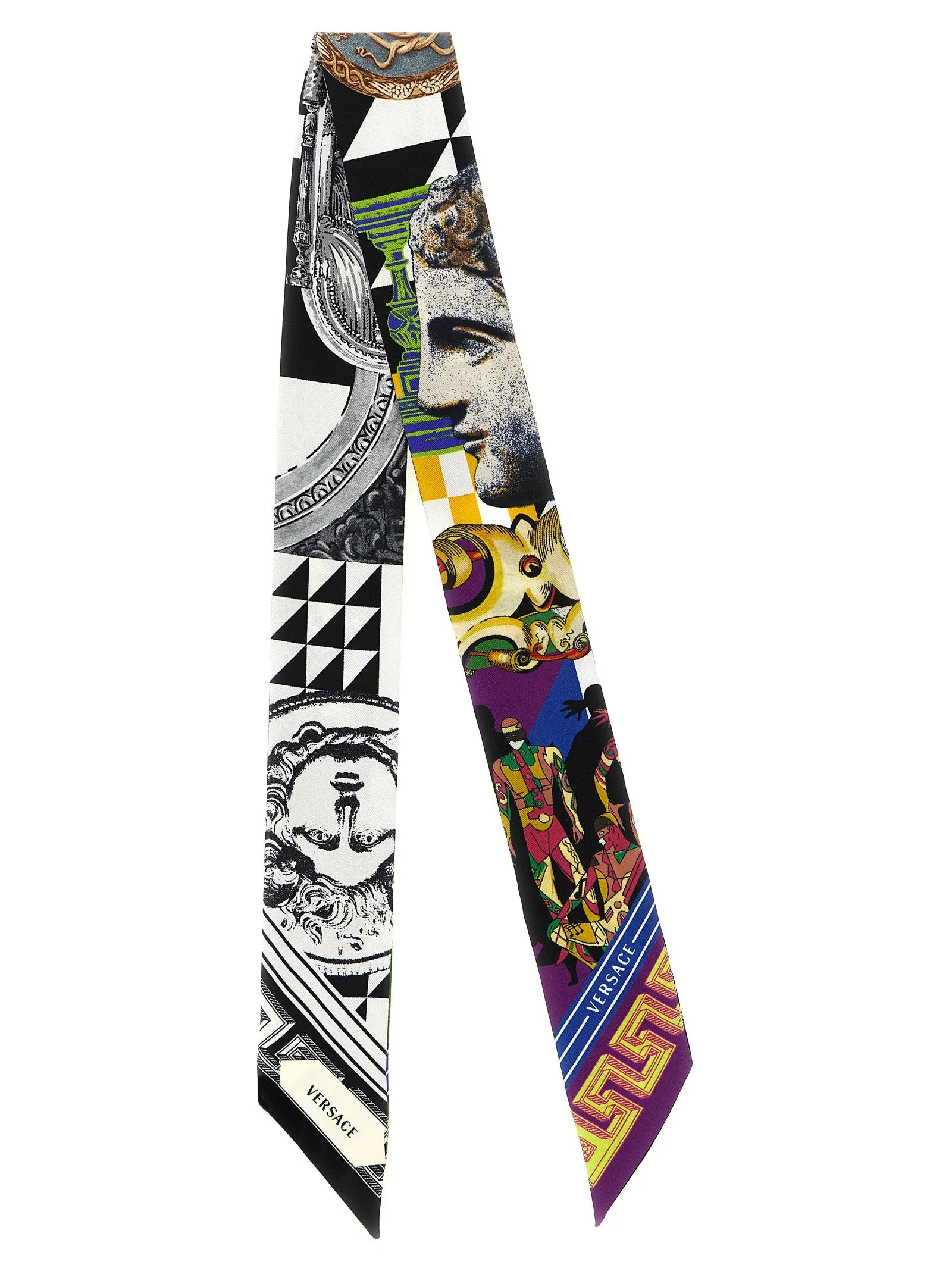 Silk Scarf Bandeaux Scarves And Foulards Multicolor sold by Wanan Luxury