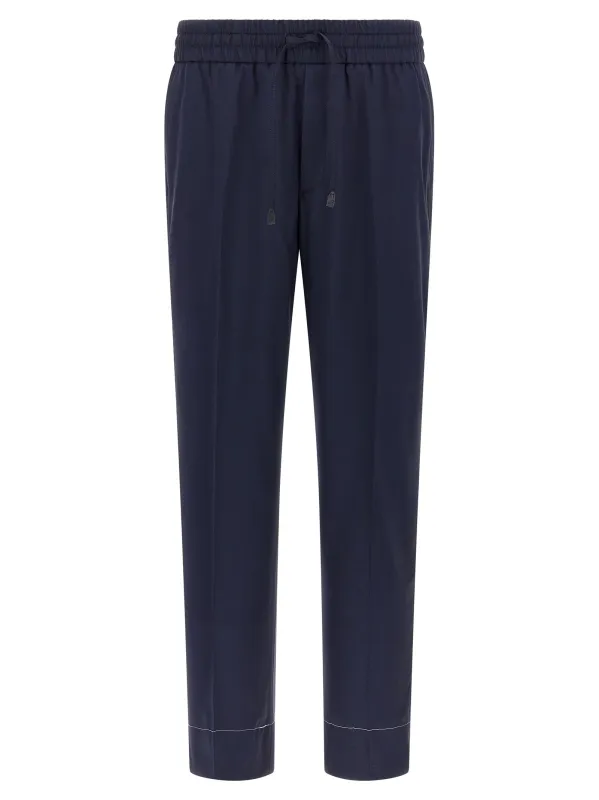 Asolo Pants Blue made by Brioni