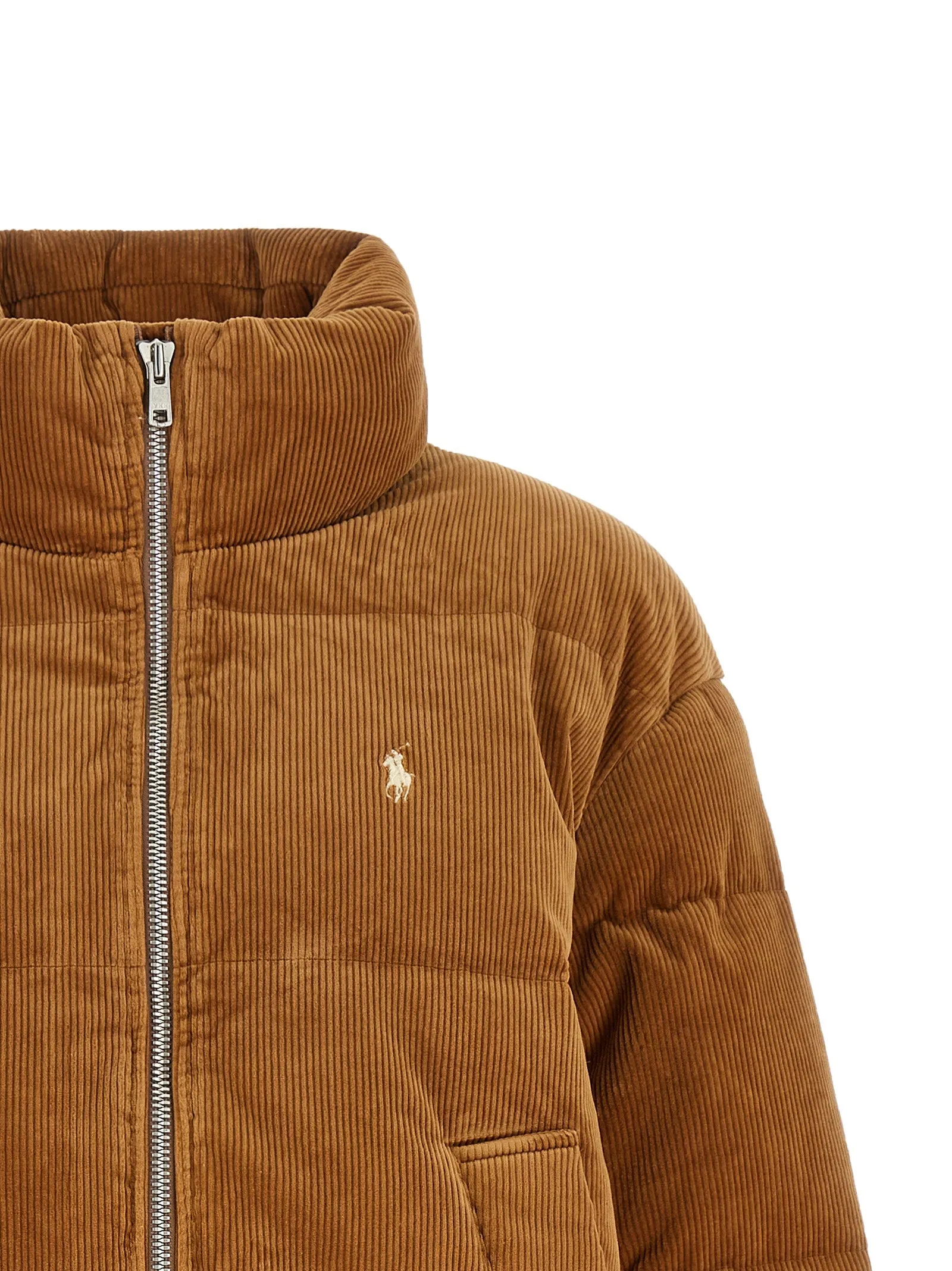 Corduroy Down Jacket Brown sold by Wanan Luxury product image thumbnail 3