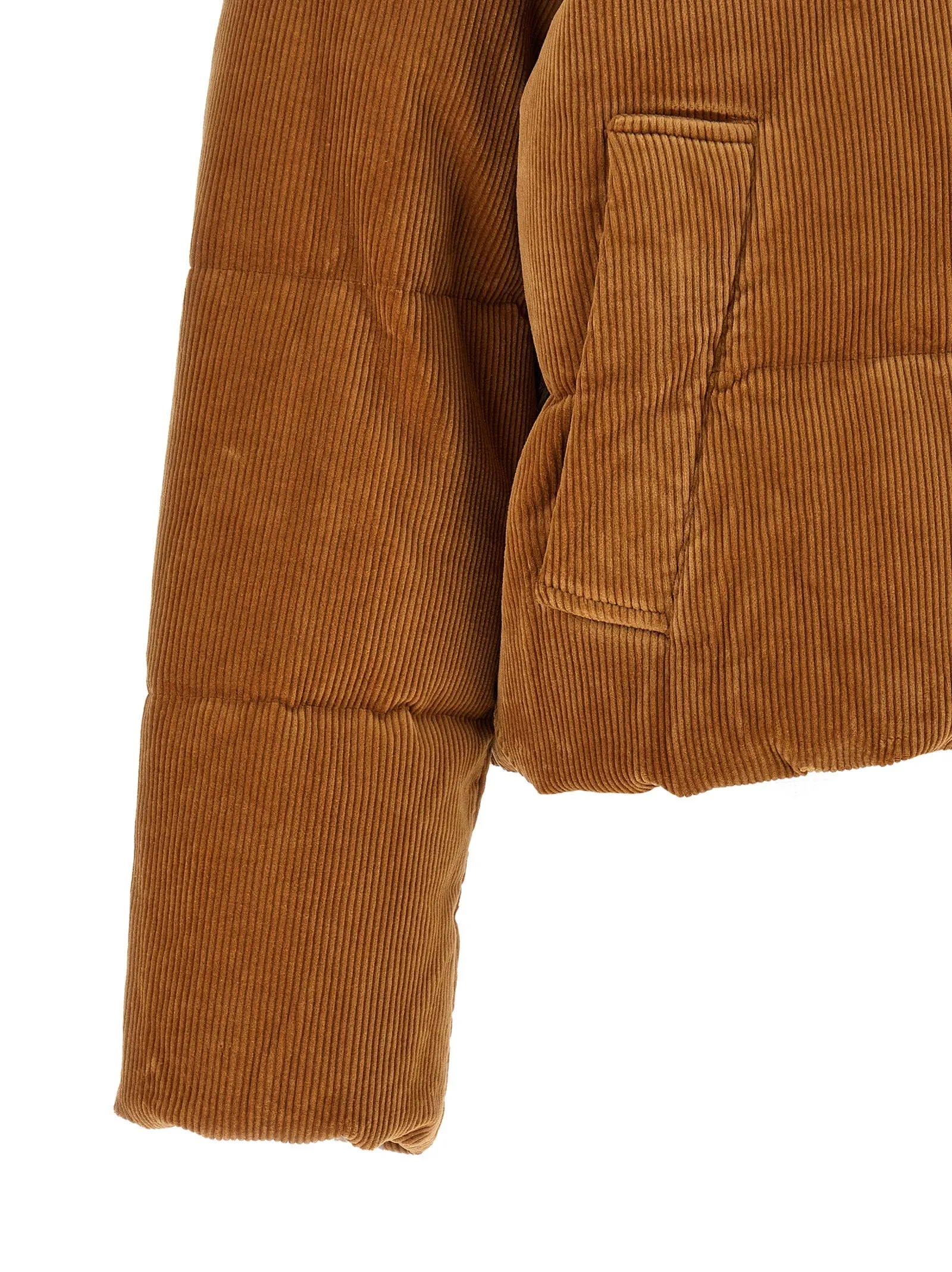 Corduroy Down Jacket Brown sold by Wanan Luxury product image thumbnail 4