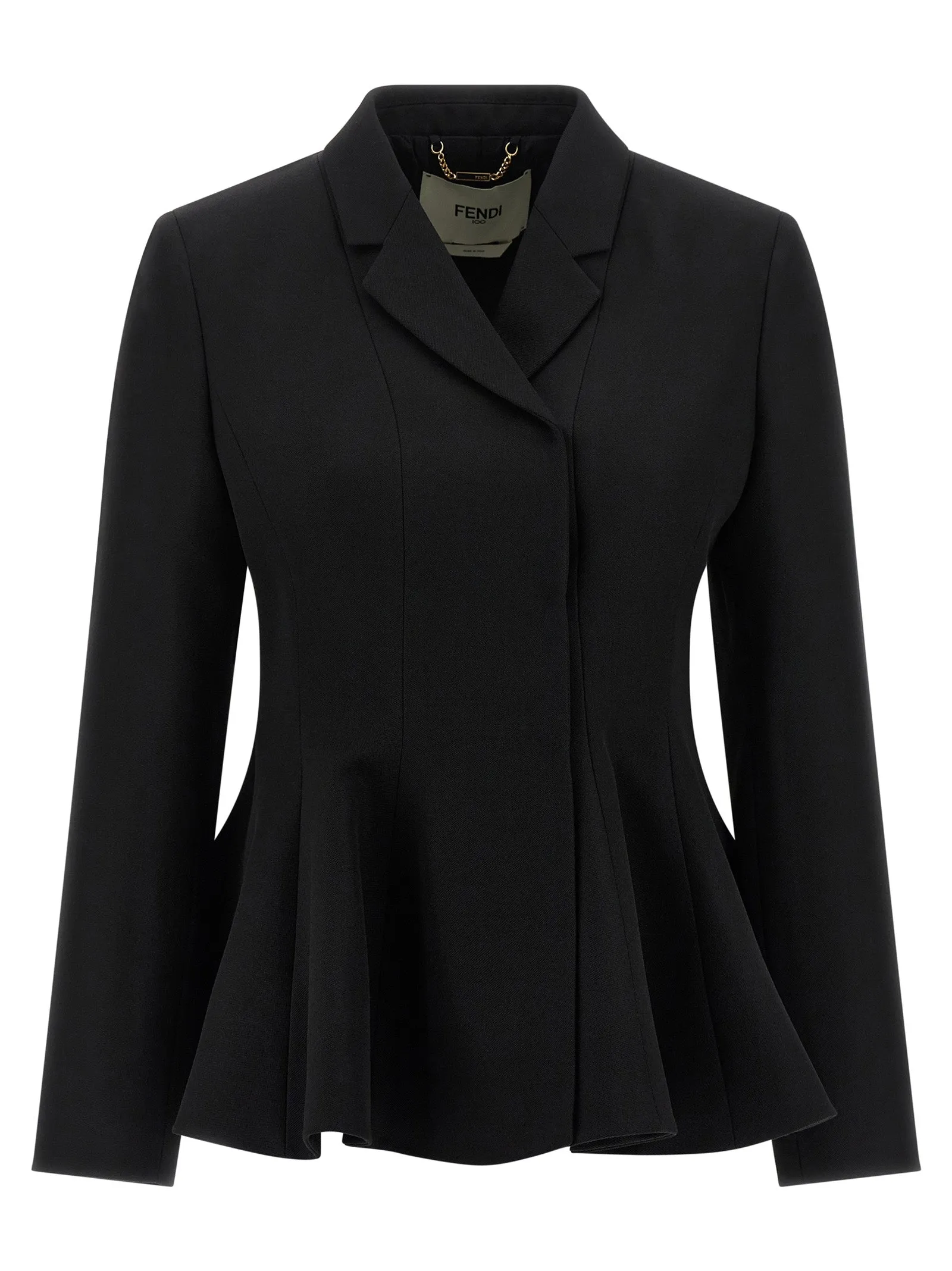 Grain De Poudre Blazers Black sold by Wanan Luxury