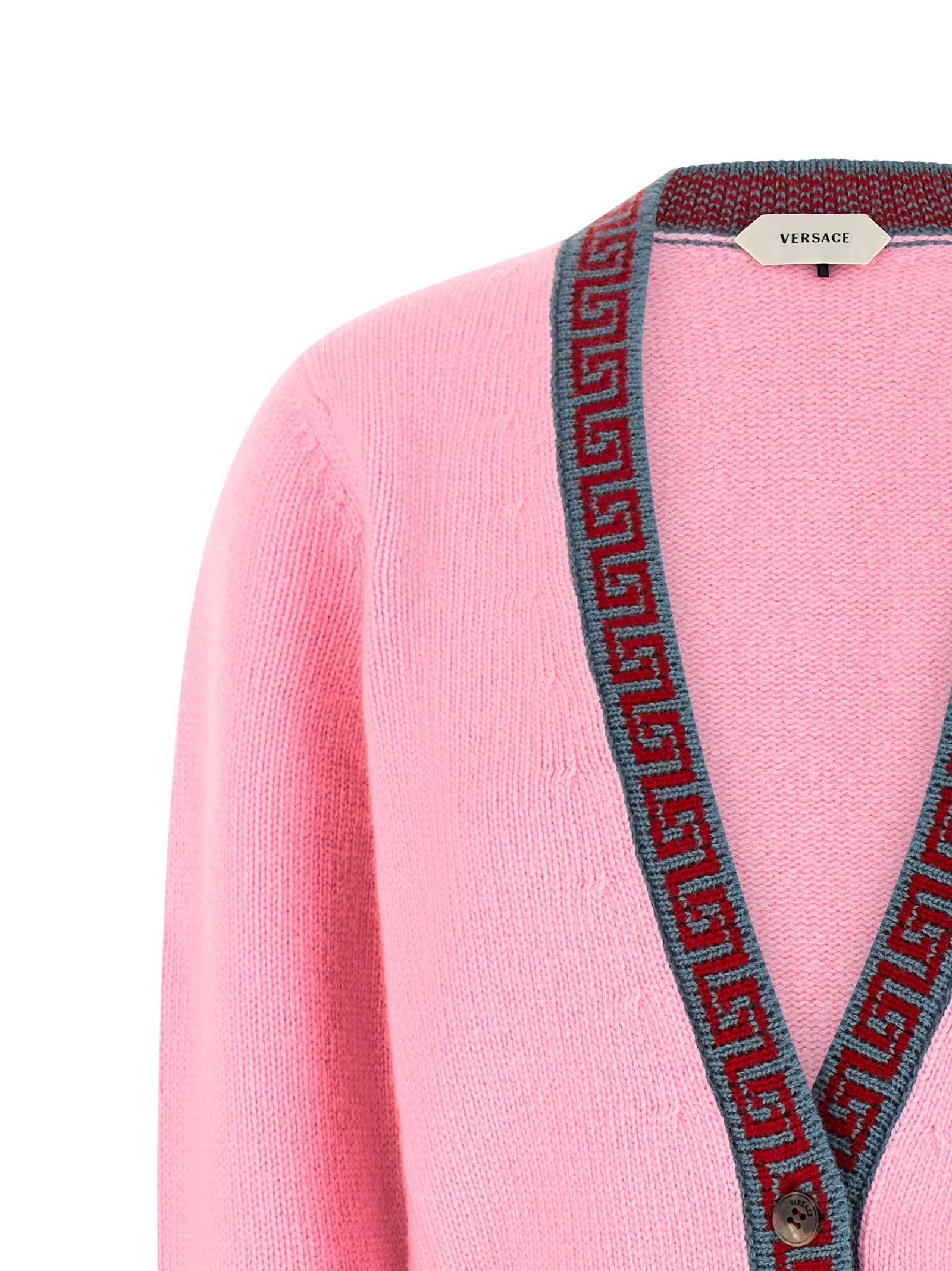 Wool And Cashmere Cardigan Sweaters And Cardigans Pink sold by Wanan Luxury product image thumbnail 3