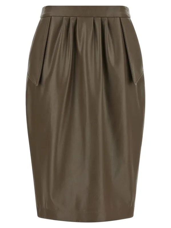 High Waist Skirt Skirts Brown made by Stella McCartney