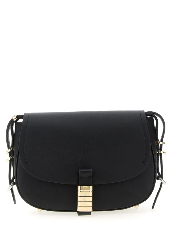 Saddle Mini Crossbody Bags Black made by Pinko