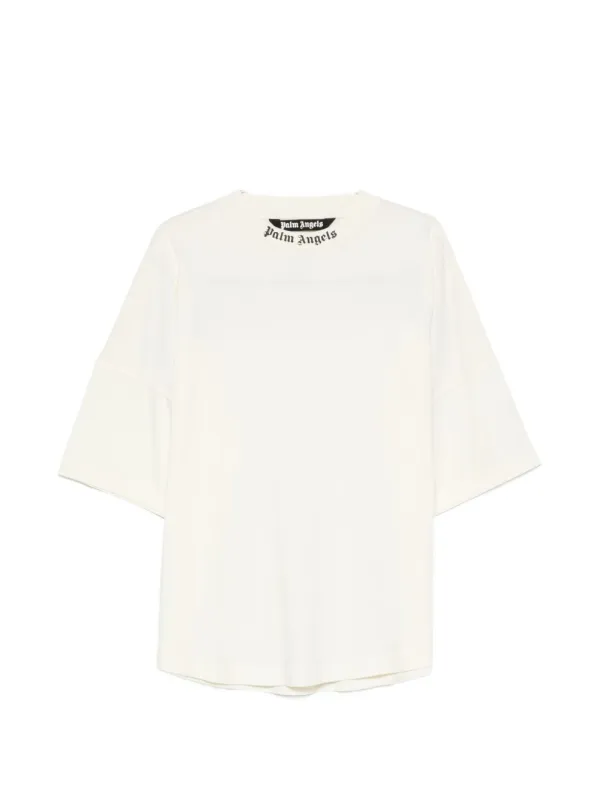 Logo Cotton T-Shirt made by Palm Angels
