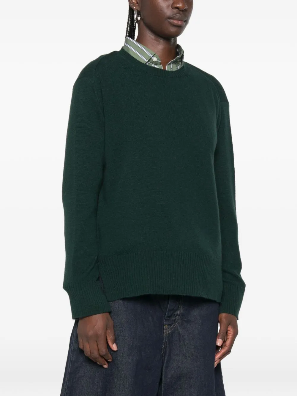Cashmere Crewneck Sweater sold by Wanan Luxury product image thumbnail 4