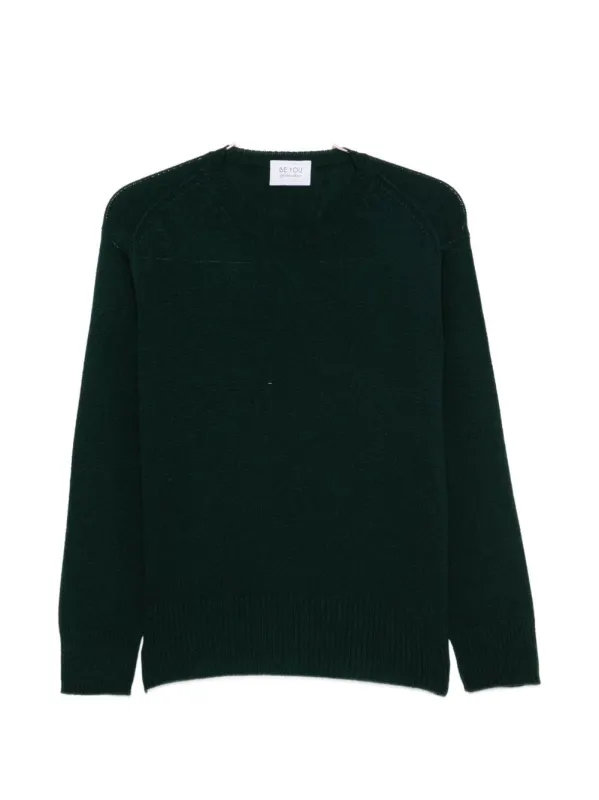 Cashmere Crewneck Sweater made by Wanan Luxury