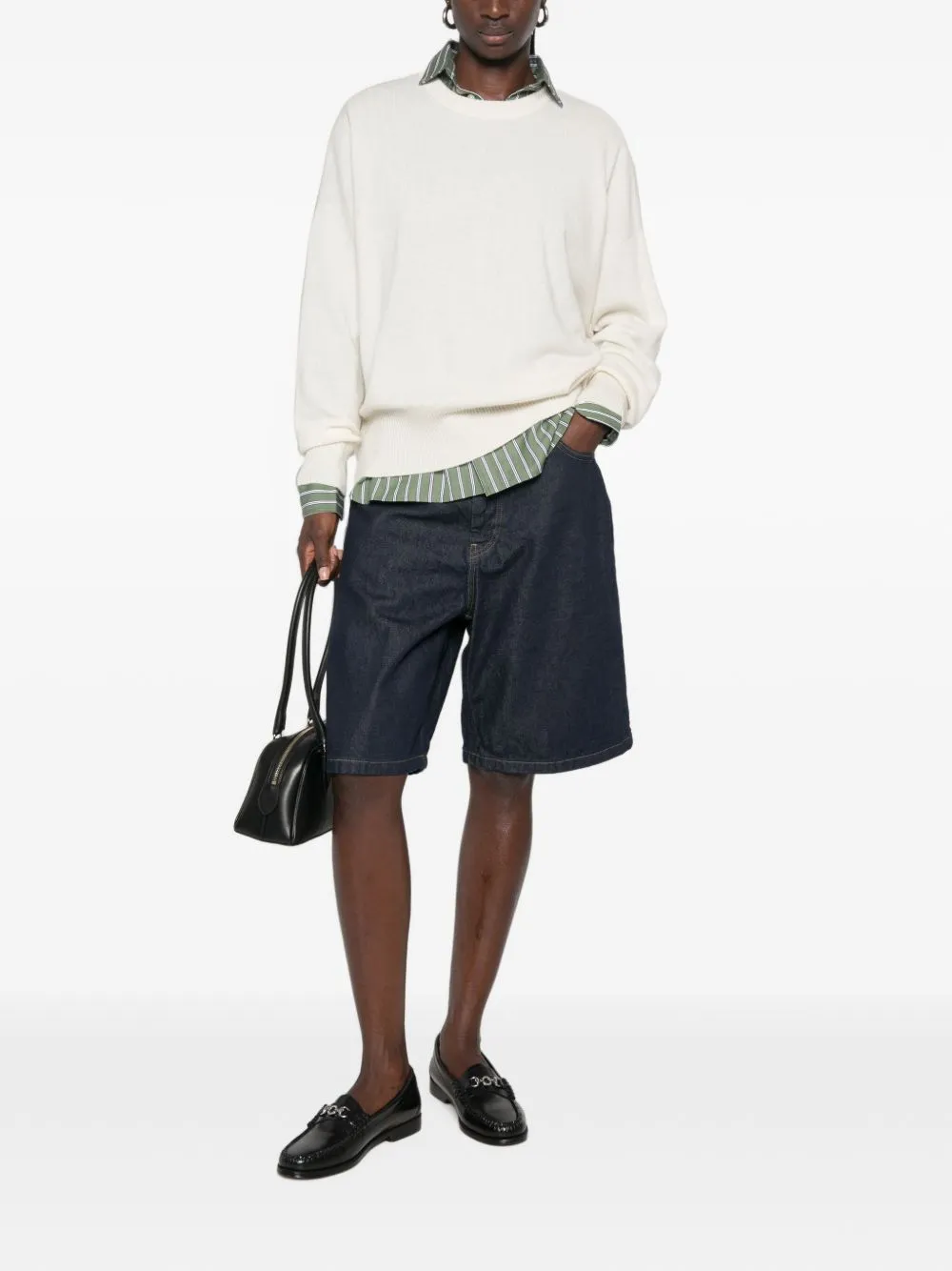 Cashmere Crewneck Sweater sold by Wanan Luxury product image thumbnail 3