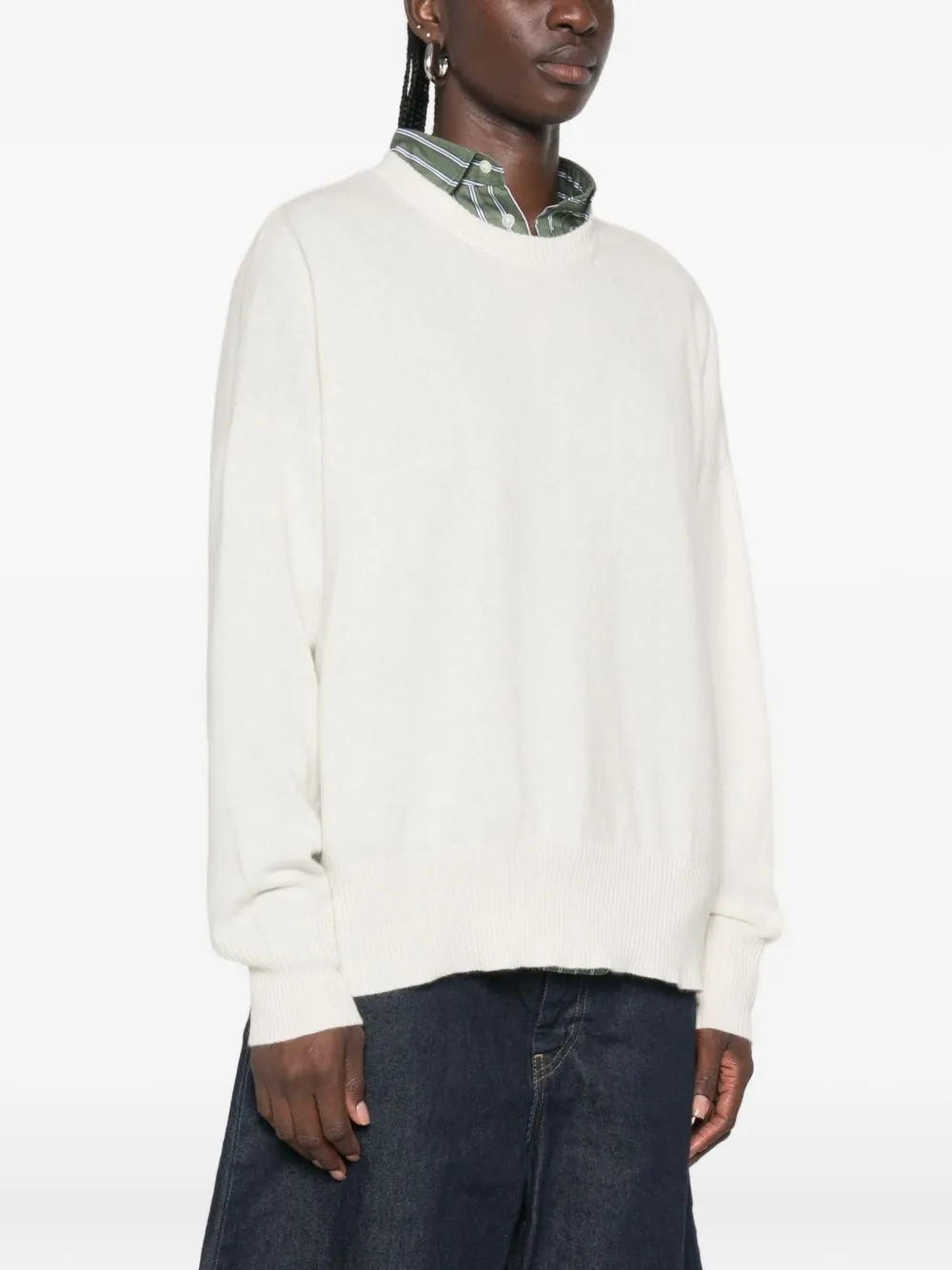 Cashmere Crewneck Sweater sold by Wanan Luxury product image thumbnail 4