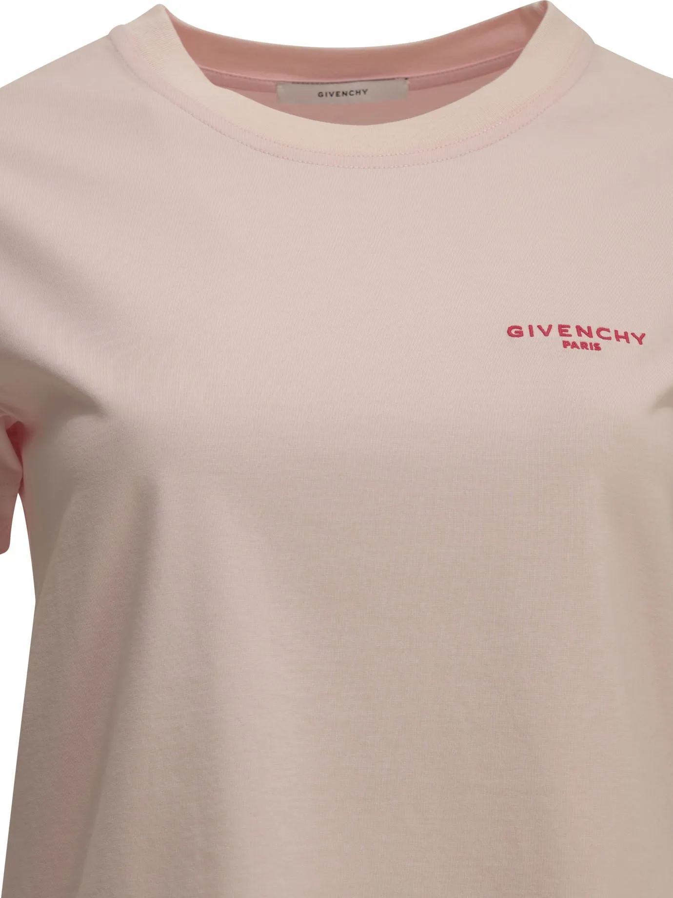 Crewneck T-Shirt With Logo T-Shirts Pink sold by Wanan Luxury product image thumbnail 3