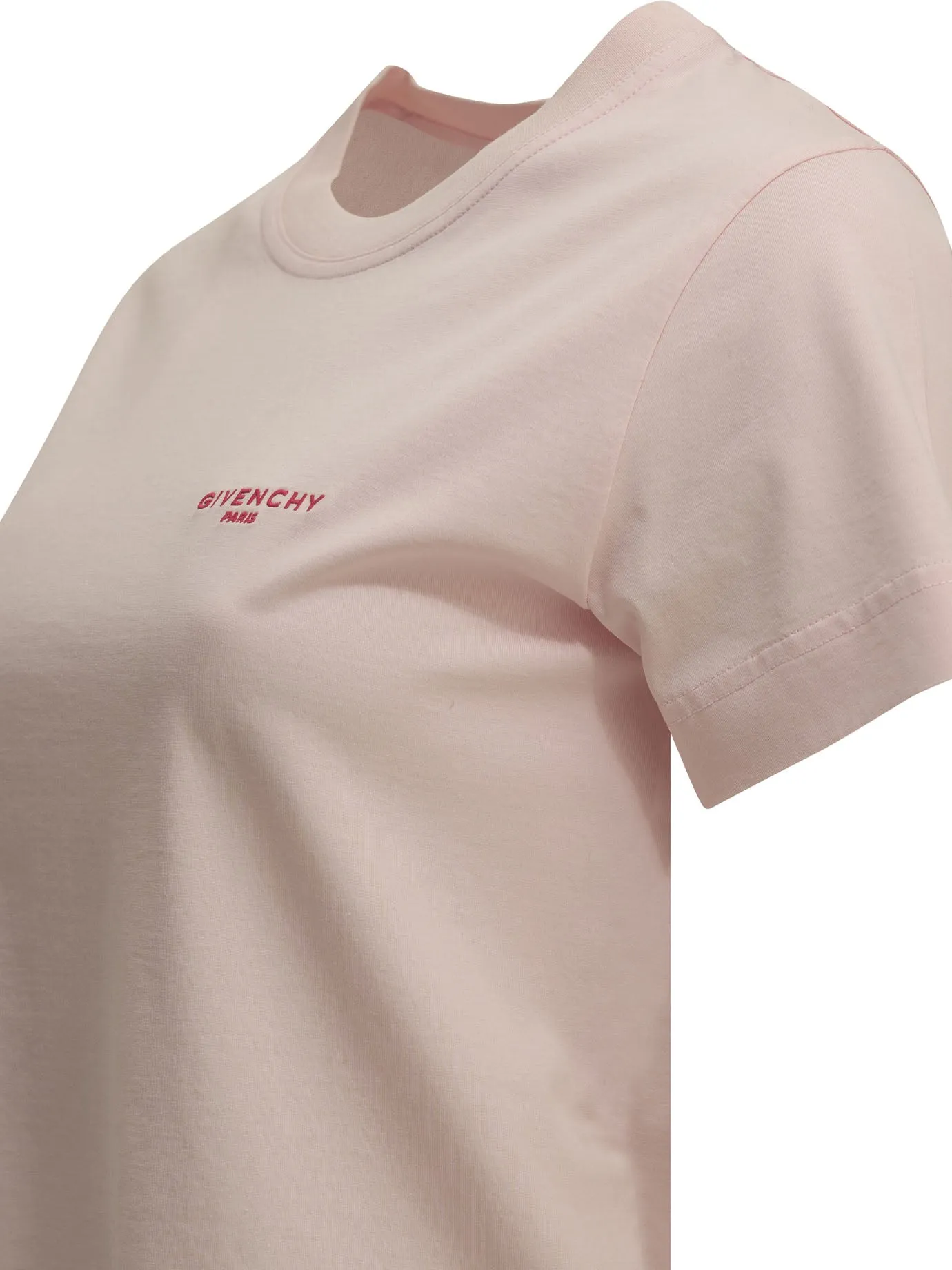 Crewneck T-Shirt With Logo T-Shirts Pink sold by Wanan Luxury product image thumbnail 4
