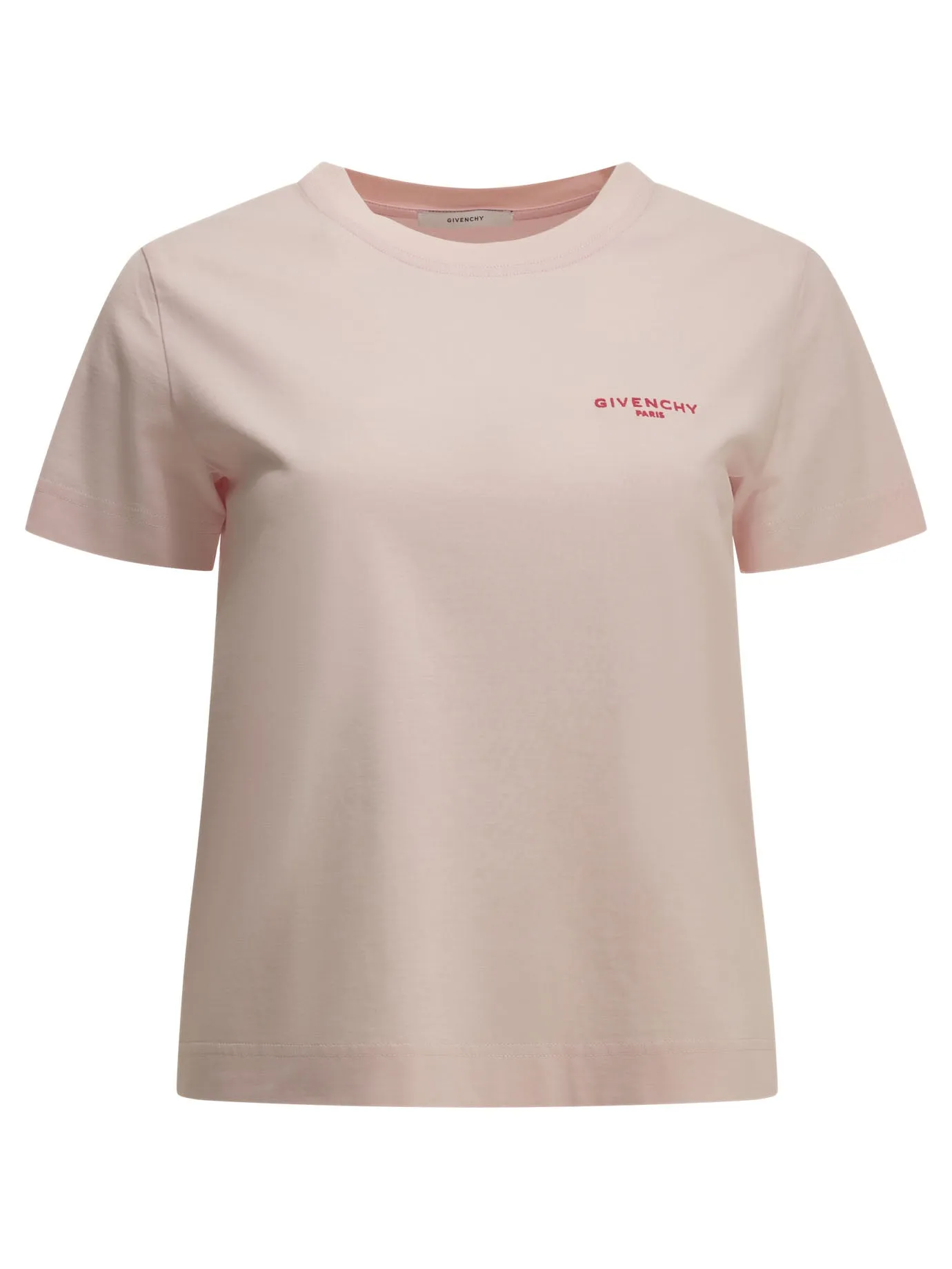 Crewneck T-Shirt With Logo T-Shirts Pink sold by Wanan Luxury