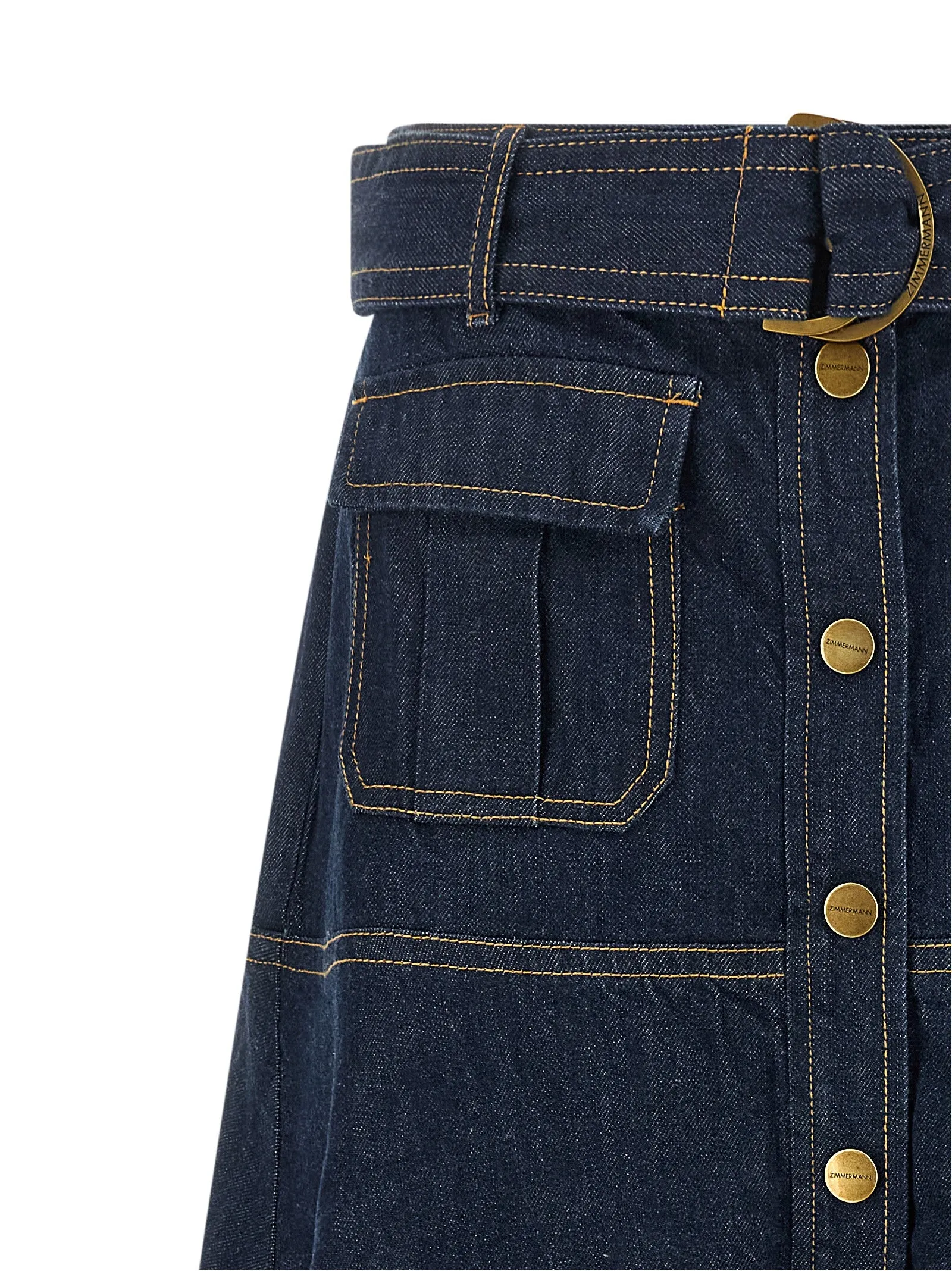 Denim Skirt Blue sold by Wanan Luxury product image thumbnail 3