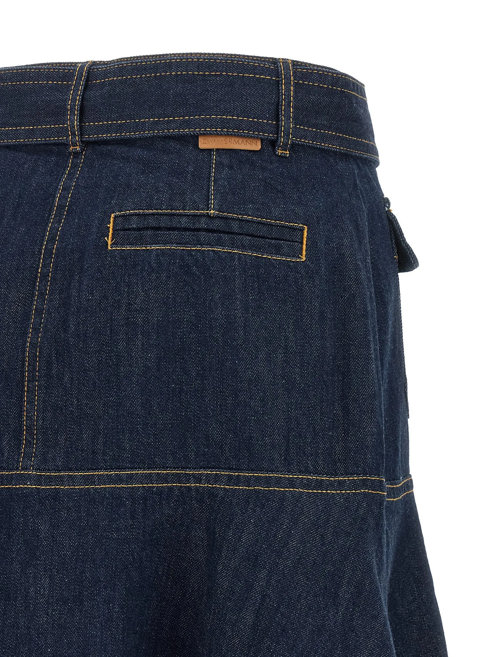 Denim Skirt Blue sold by Wanan Luxury product image thumbnail 4