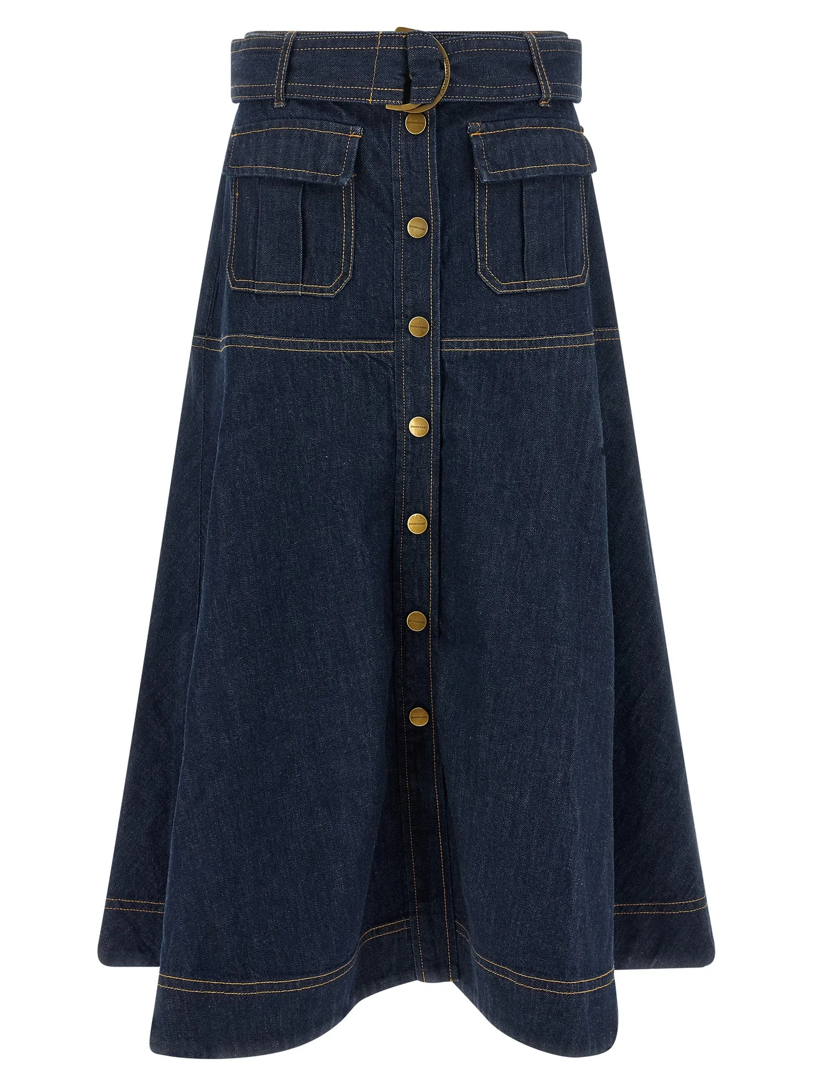 Denim Skirt Blue sold by Wanan Luxury