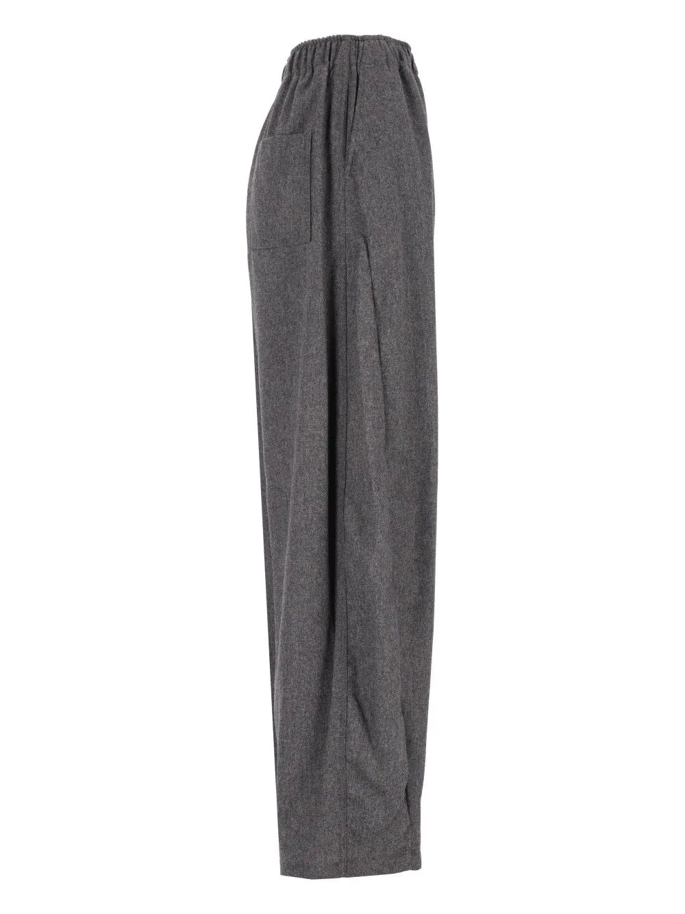 E-Dora 3119 W0234 Flanella Misto Lana Trousers Grey sold by Wanan Luxury product image thumbnail 3
