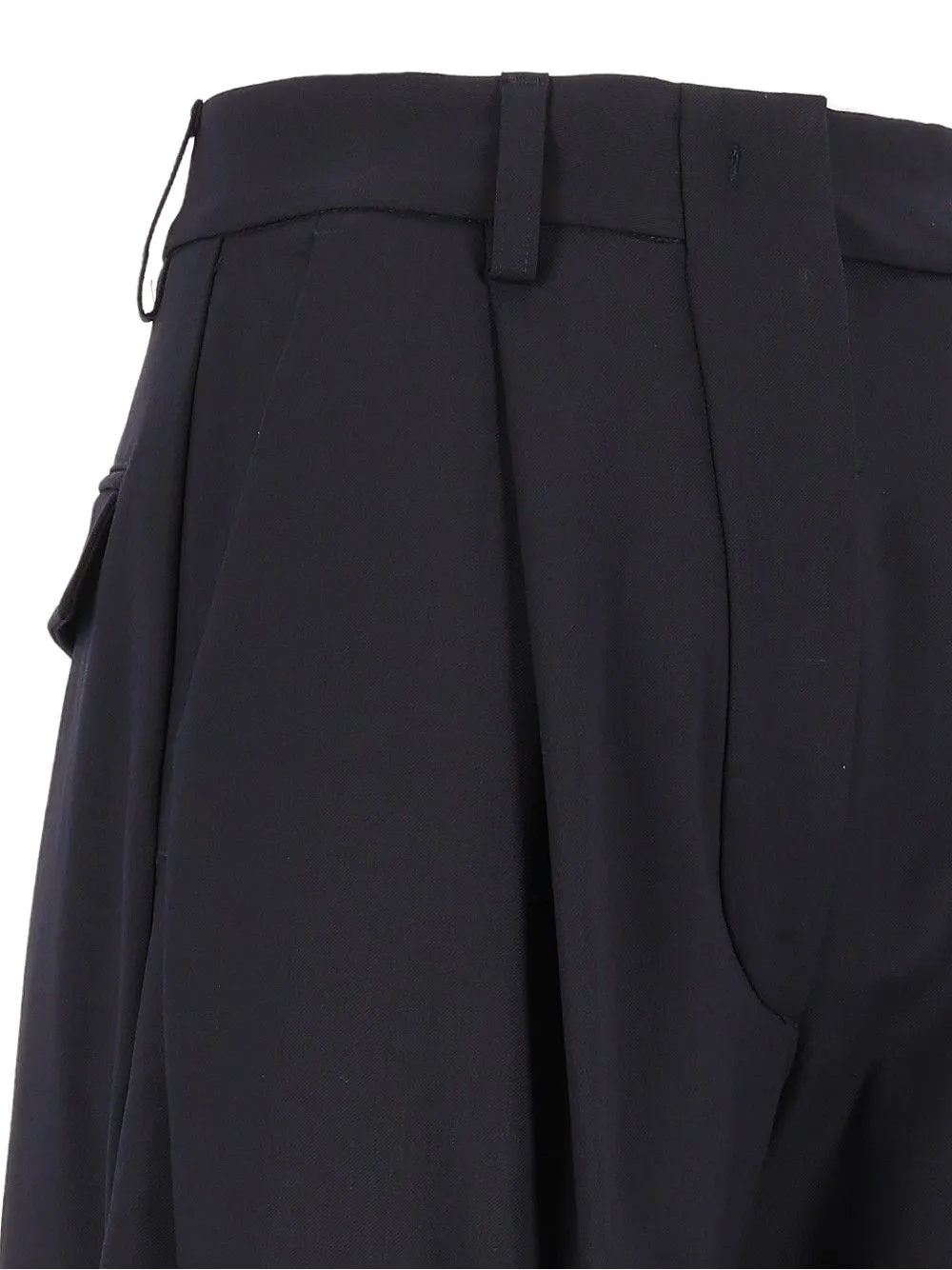 E-Billie 3111 W0206 Misto Lana Trousers Blue sold by Wanan Luxury product image thumbnail 4