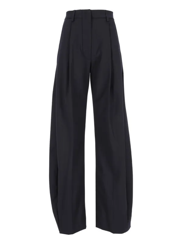 E-Billie 3111 W0206 Misto Lana Trousers Blue made by The Latest