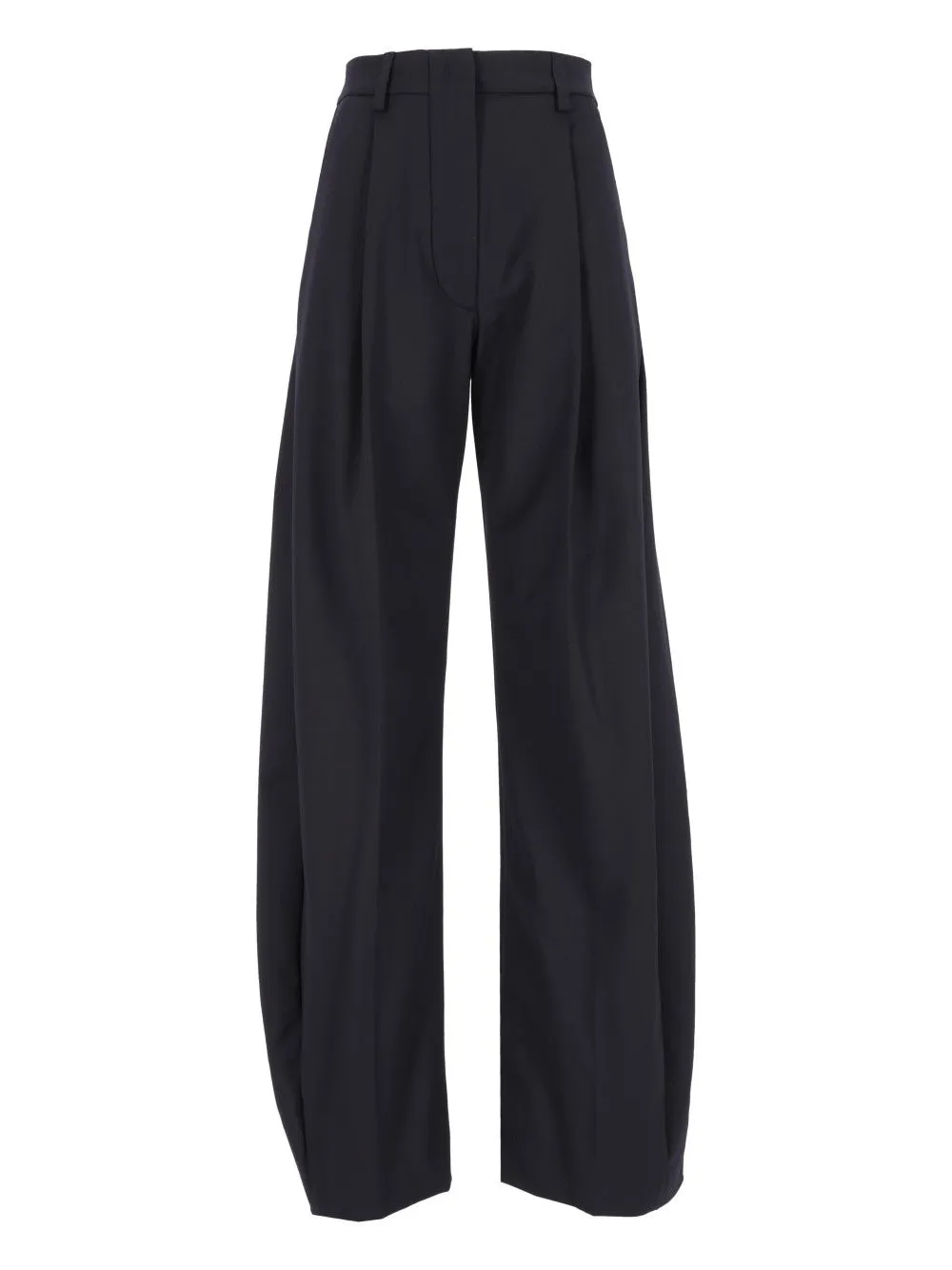 E-Billie 3111 W0206 Misto Lana Trousers Blue sold by Wanan Luxury