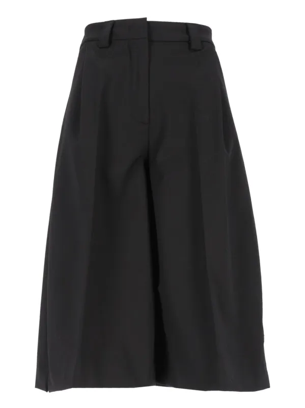E-Dakota 3120 W0206 Misto Lana Trousers Black made by The Latest