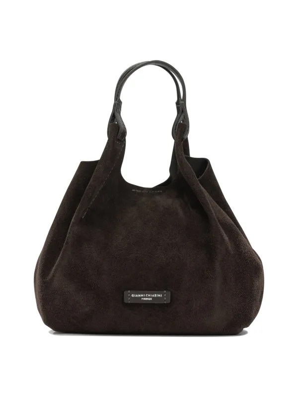Handbags Brown made by Gianni Chiarini