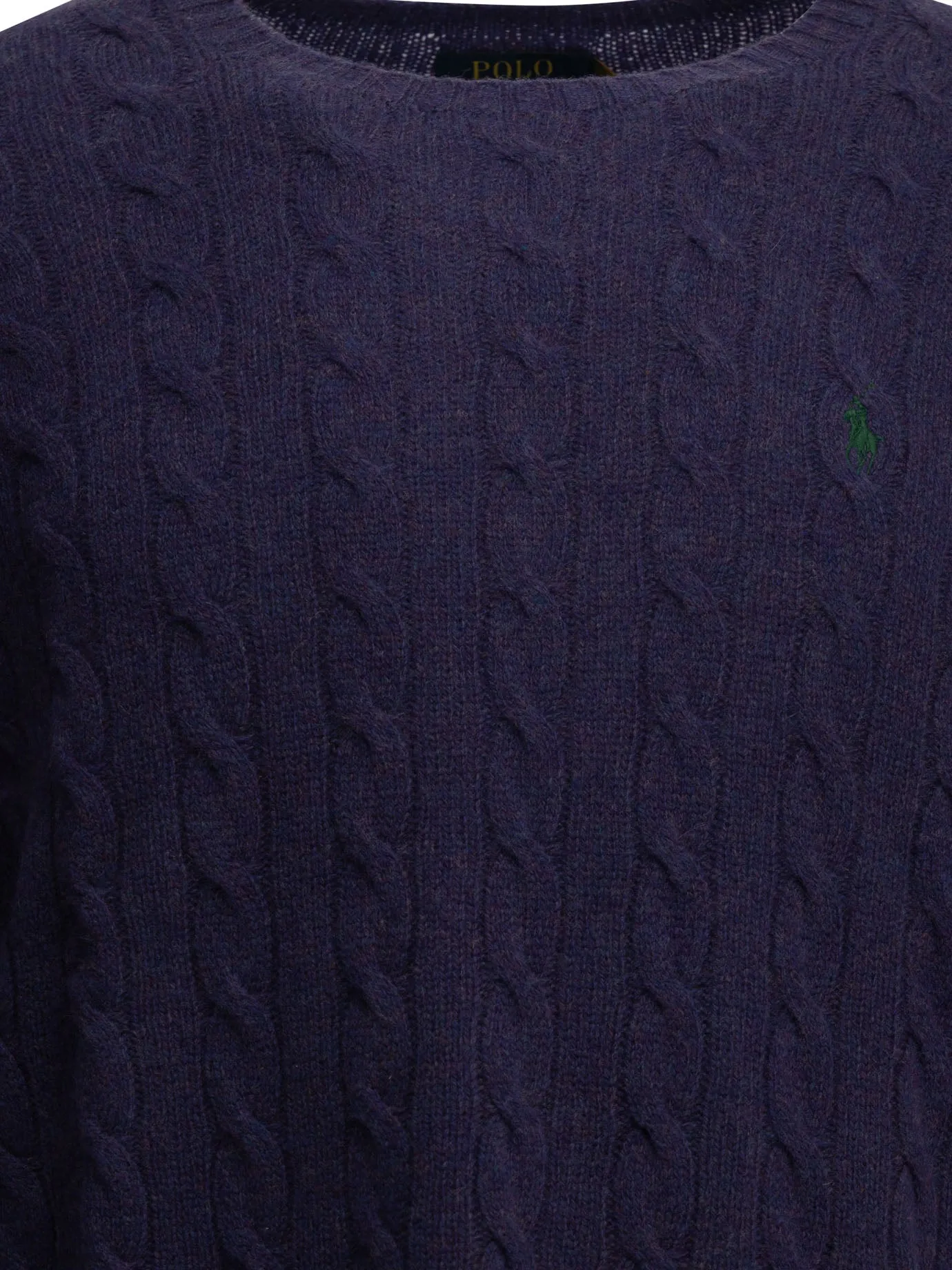 Crew-Neck Sweater With Logo Knitwear Purple sold by Wanan Luxury product image thumbnail 3