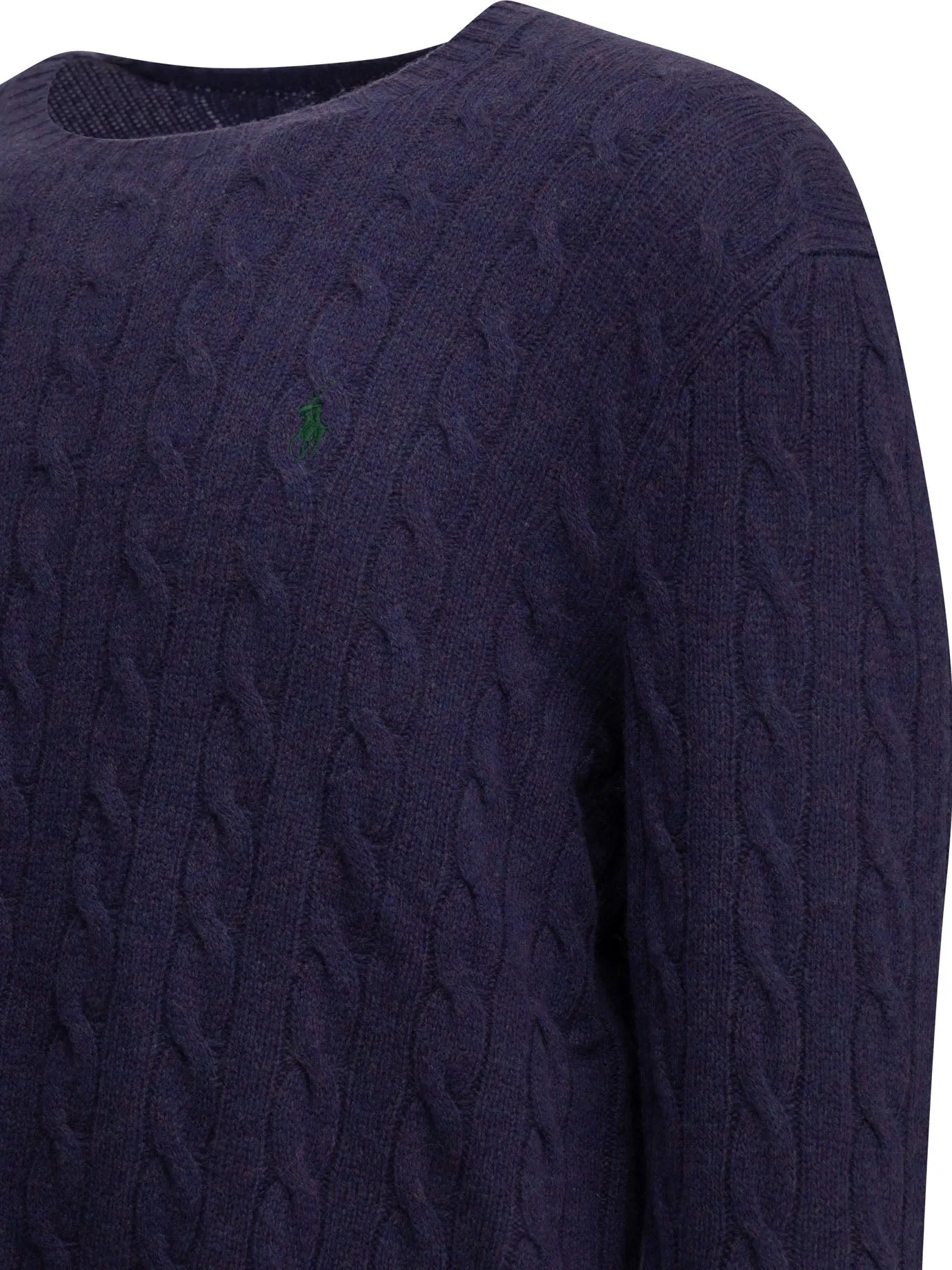 Crew-Neck Sweater With Logo Knitwear Purple sold by Wanan Luxury product image thumbnail 4