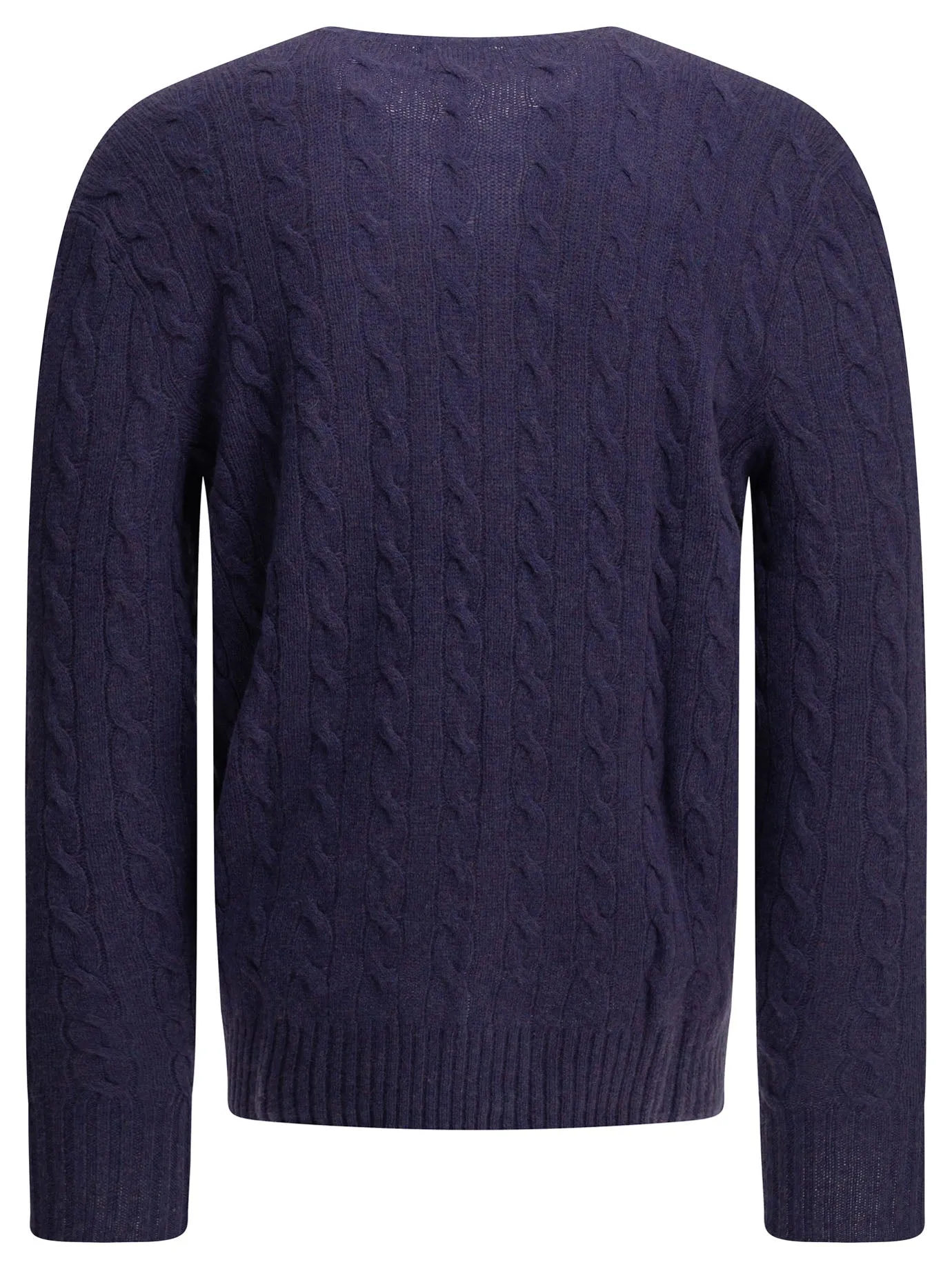 Crew-Neck Sweater With Logo Knitwear Purple sold by Wanan Luxury product image thumbnail 2