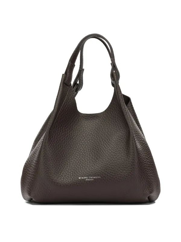 Handbags Brown made by Gianni Chiarini