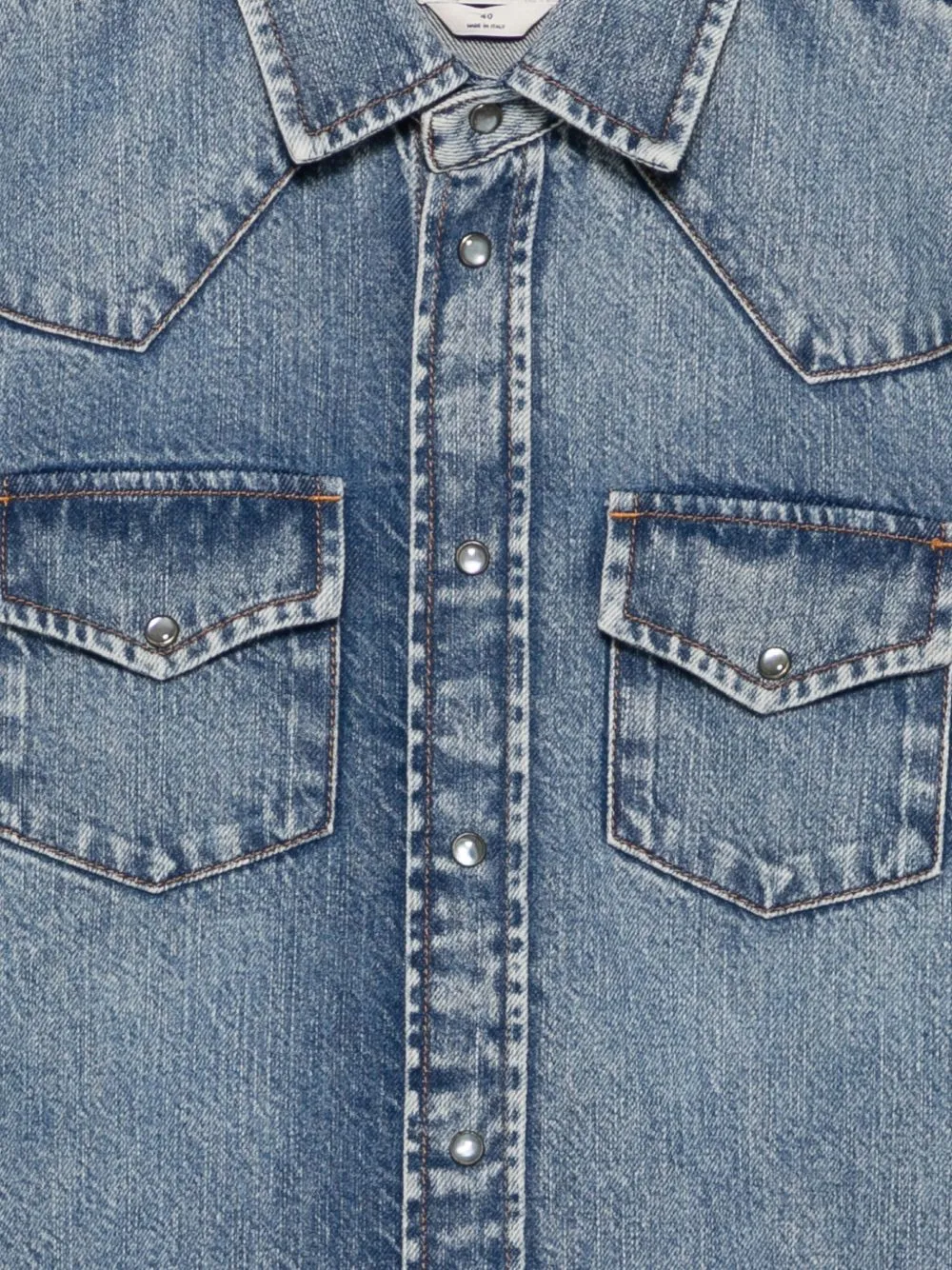 Denim Cotton Shirt sold by Wanan Luxury product image thumbnail 3